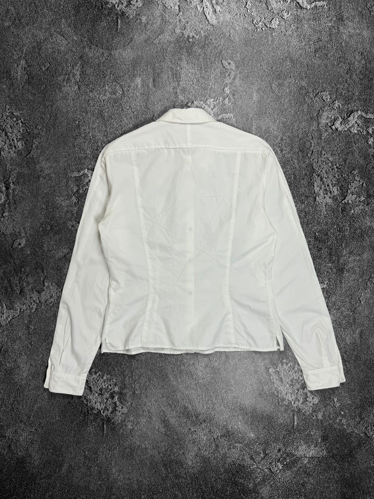 Mugler Mugler VNTG Button Logo Star Logo Y2K Shirt Size L / US 10 / IT 46 - 1 Thumbnail