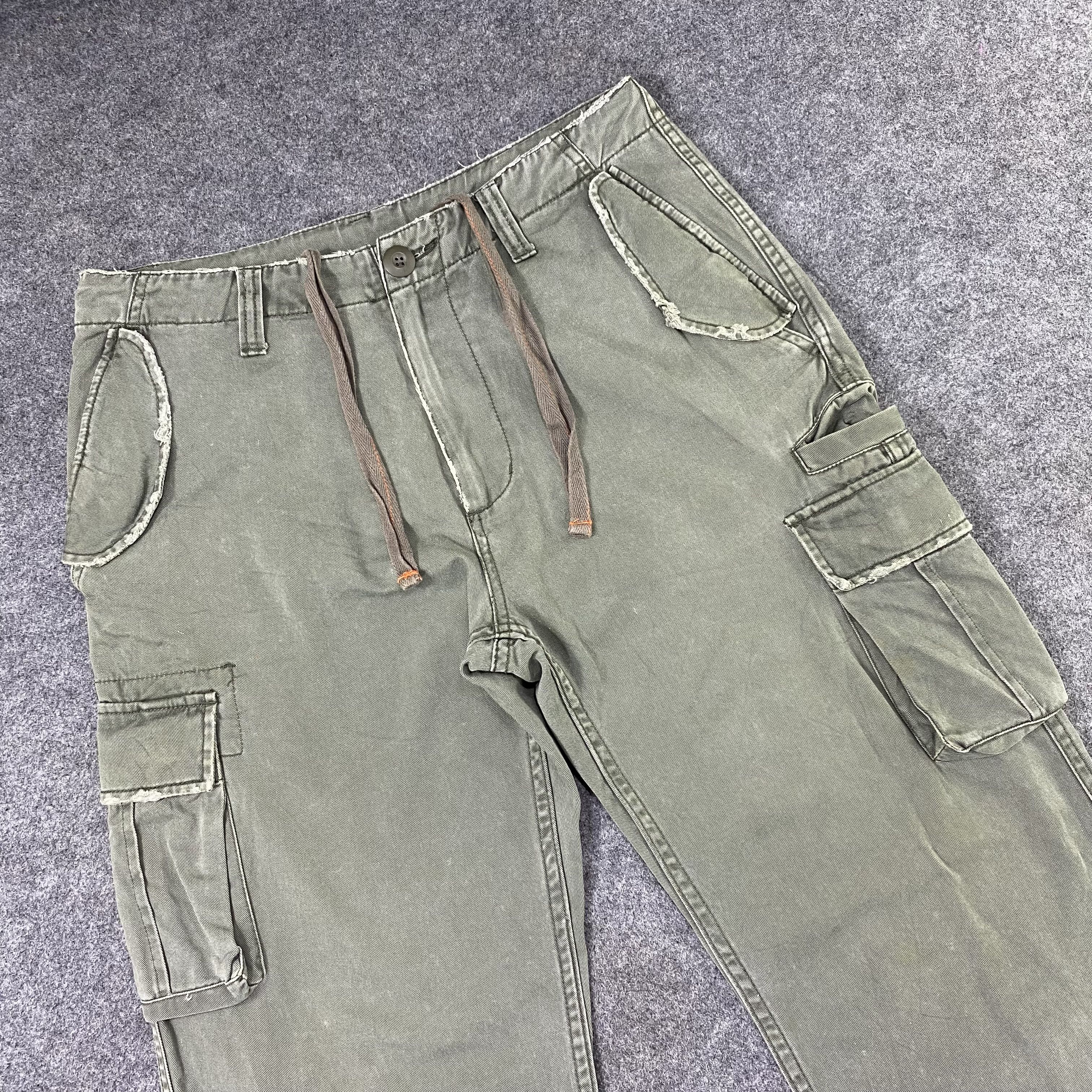 Japanese Brand × Vintage Rush Hour Faded Green Cargo Pants-C025 Size US 32 / EU 48 - 4 Thumbnail