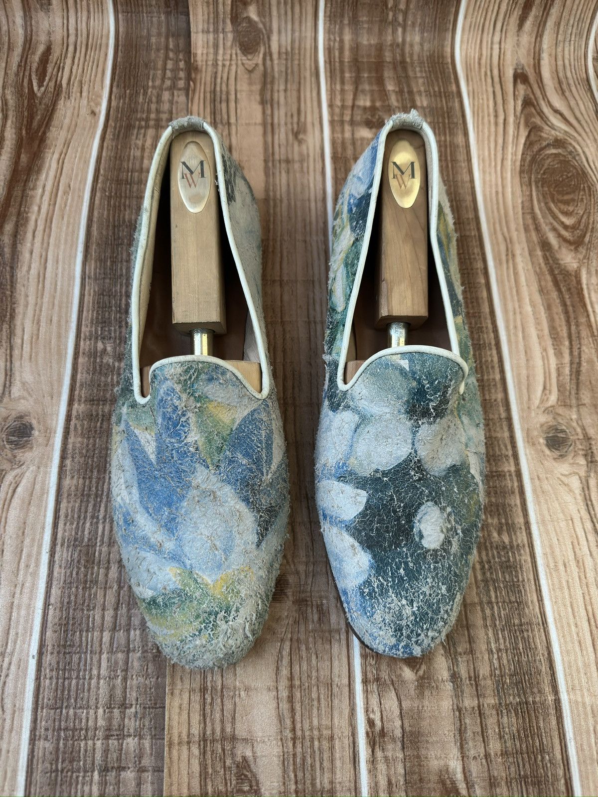 Alfredo Bannister Alfredo Bannister Y2K Flower Print Loafers Size US 9 / EU 42 - 3 Thumbnail