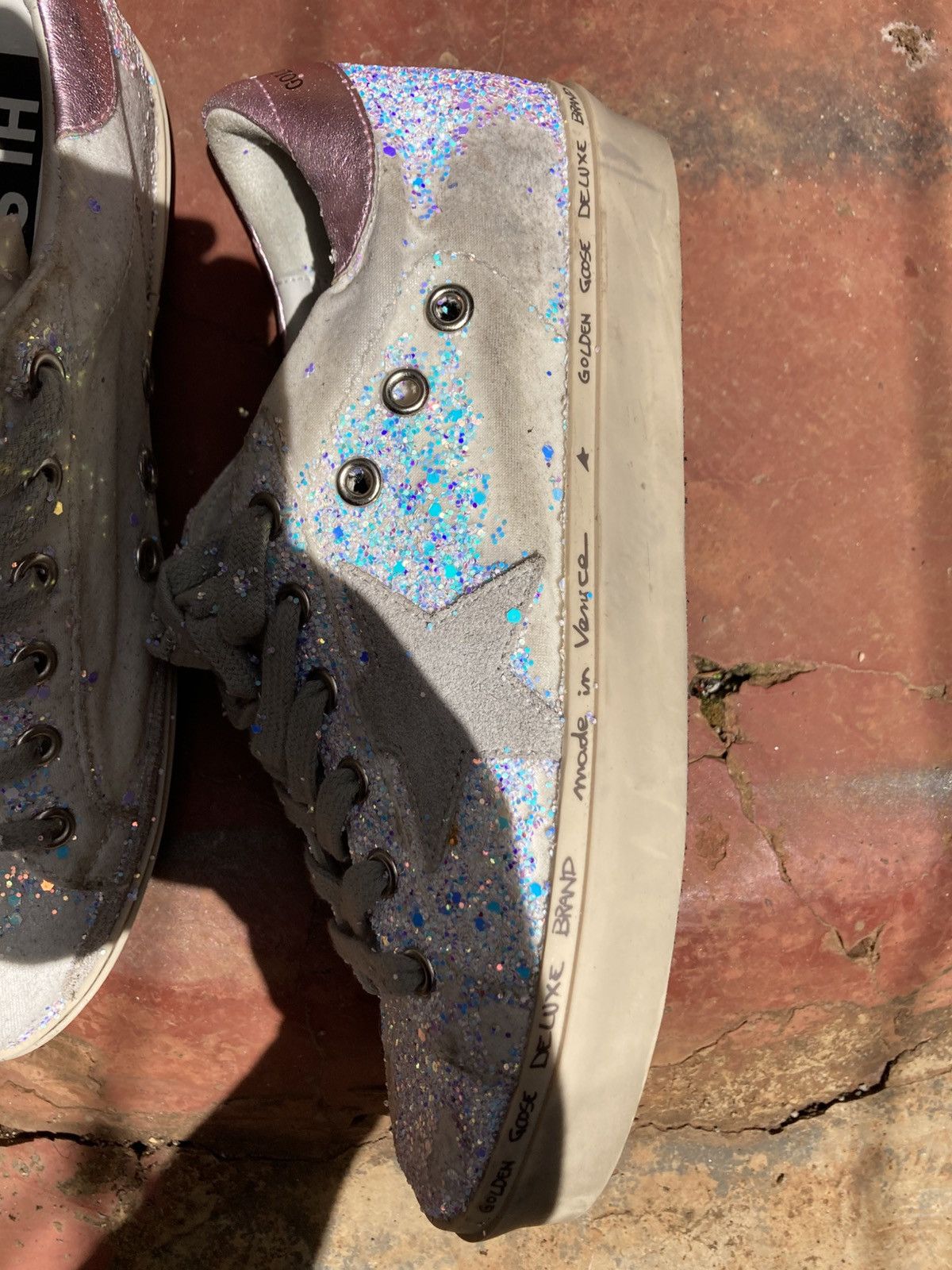 Golden Goose Golden Goose Hi Star Sneakers Size US 7 / IT 37 - 5 Thumbnail