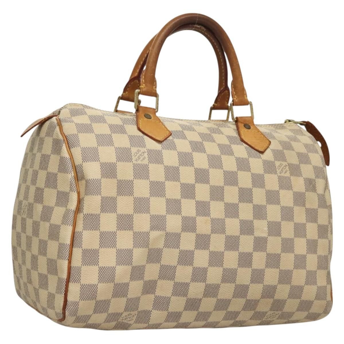 Louis Vuitton LOUIS VUITTON Damier Azur Speedy 30 Hand Bag N41533 Size ONE SIZE - 1 Thumbnail