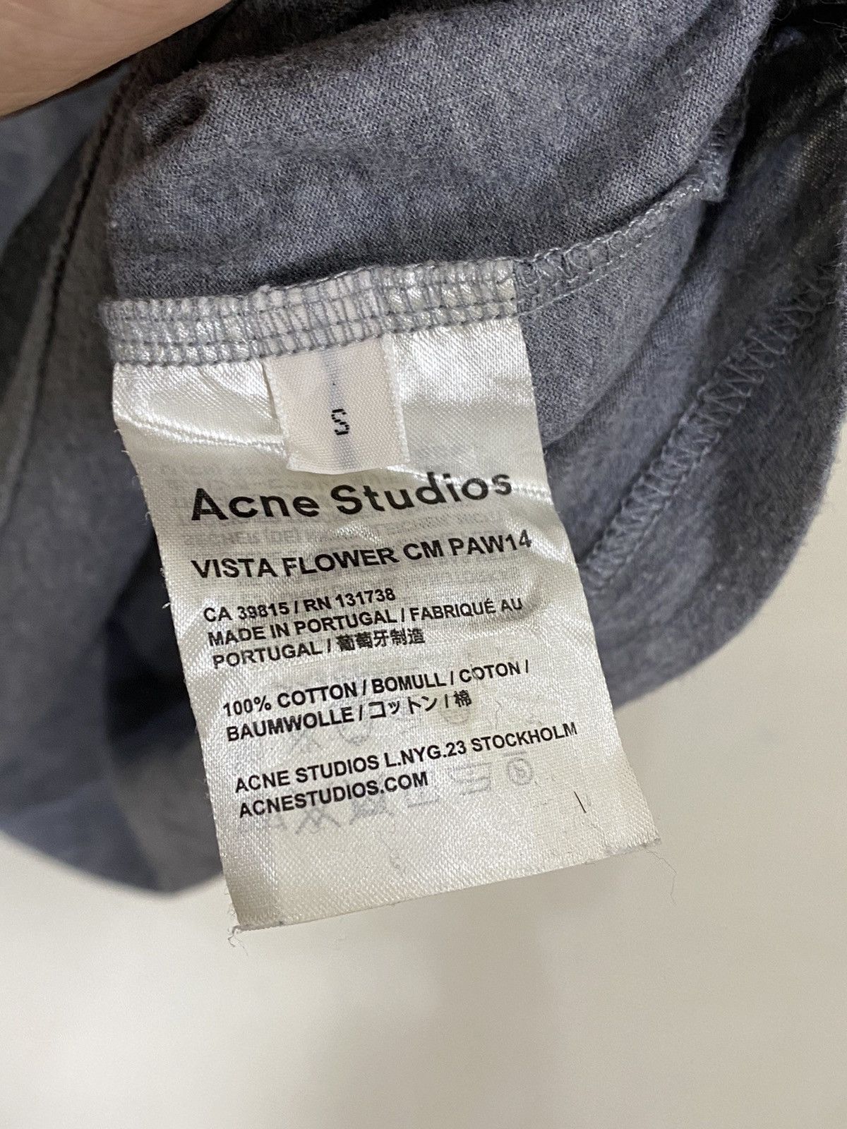 Acne Studios Acne studios vista flower t shirt Size US S / EU 44-46 / 1 - 5 Thumbnail
