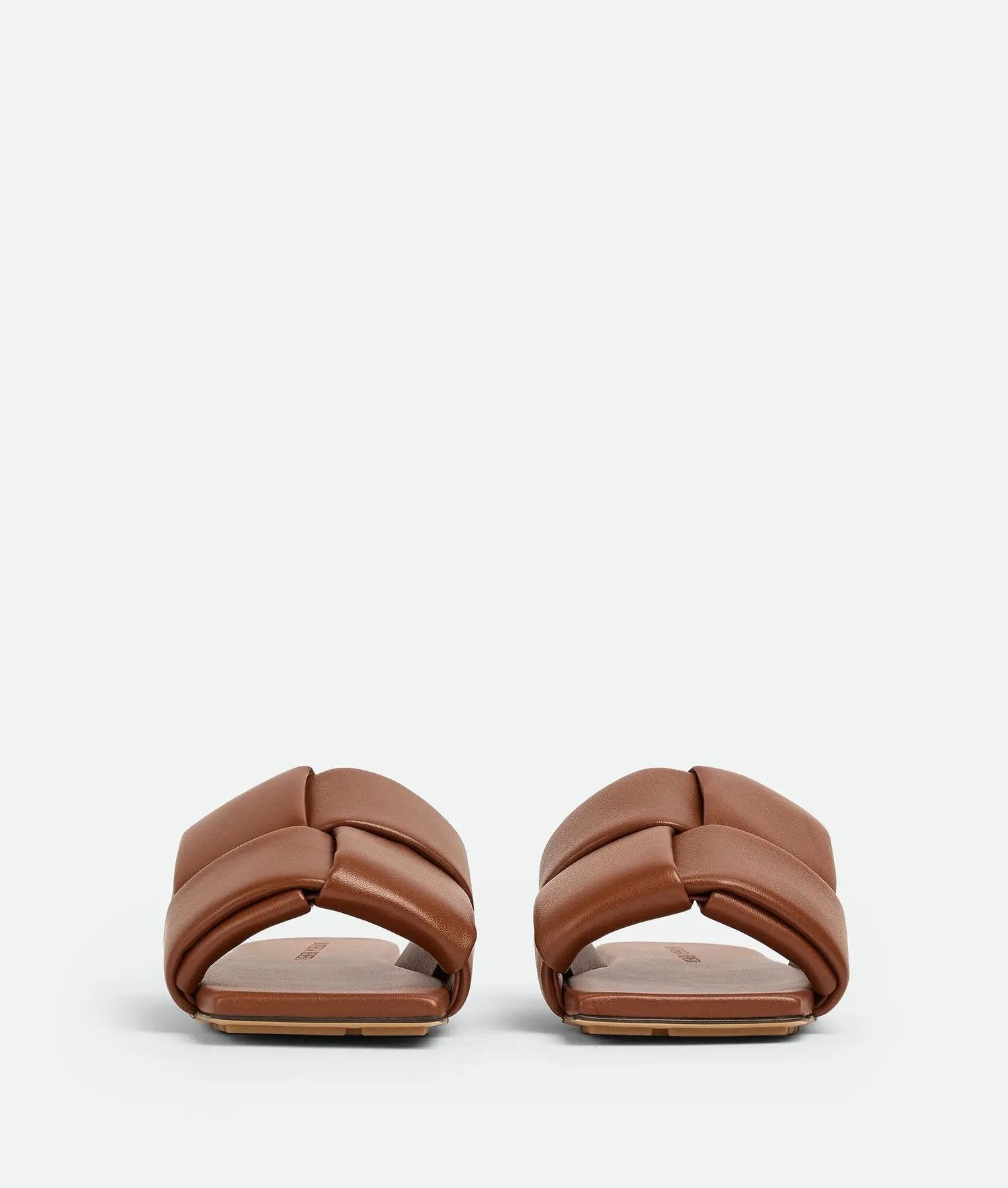 Bottega Veneta o1bcso1str0425 Patch Flat Mules in Caramel Size US 10.5 / IT 40.5 - 2 Thumbnail