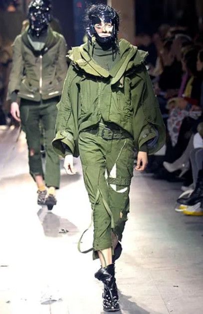 Junya Watanabe Junya Watanabe 2006AW Runway Military Patchwork Trousers Size US 42 / EU 58 - 1 Thumbnail