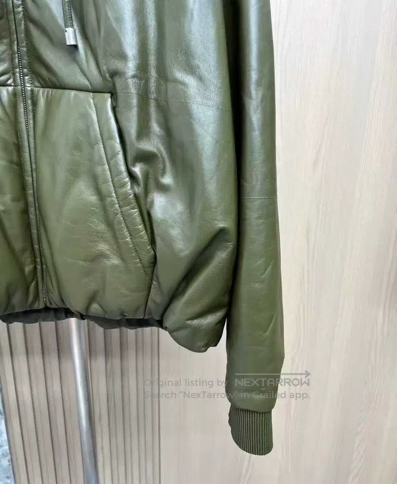 Loewe LOEWE Lamb Leather Padded Jacket with Slim Fit Tailoring, Size US M / EU 48-50 / 2 - 3 Thumbnail