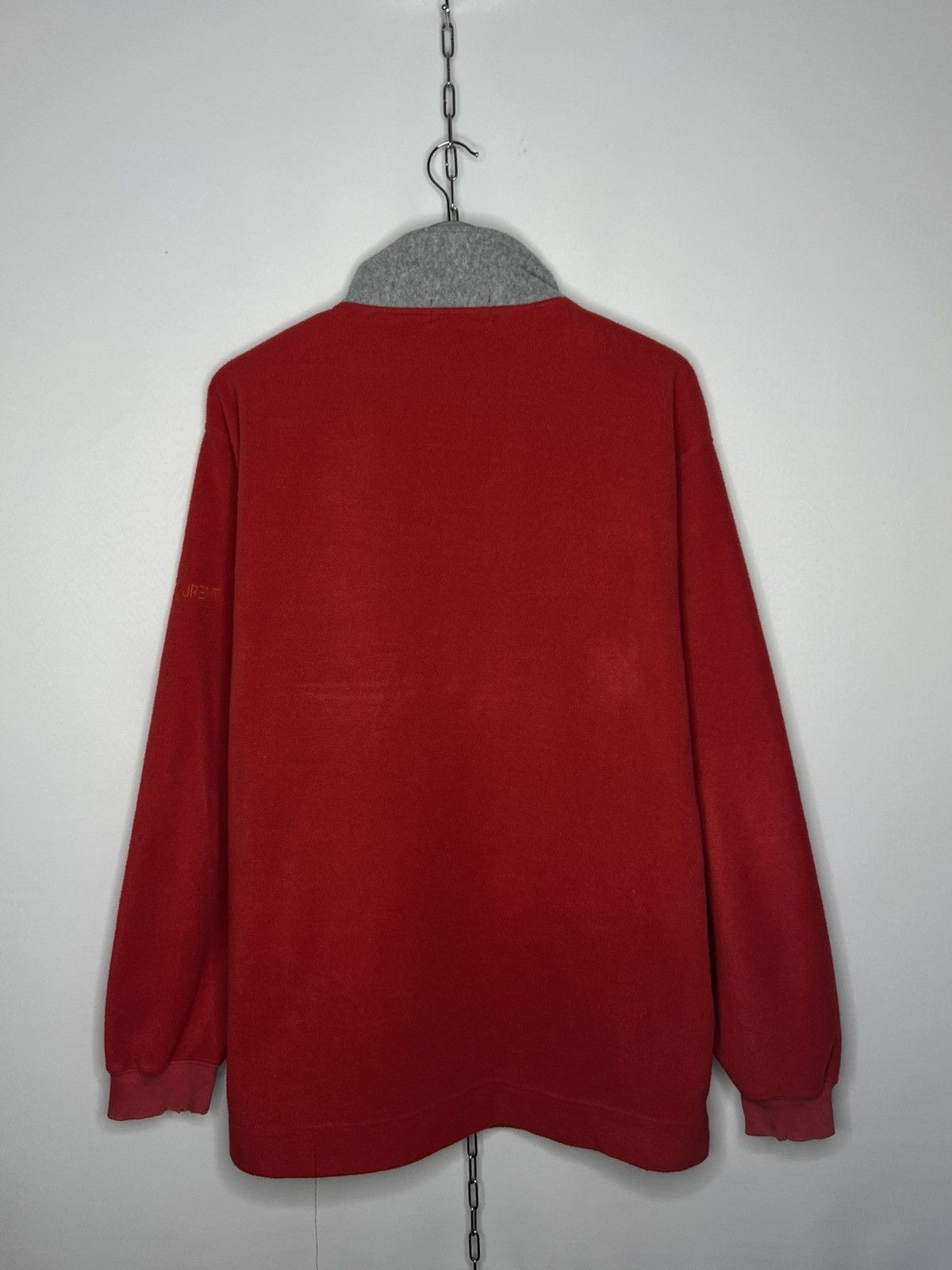 Yves Saint Laurent Men’s Vintage 90s Fleece YSL Sweatshirt Sweater Drake Rare Size US M / EU 48-50 / 2 - 8 Thumbnail