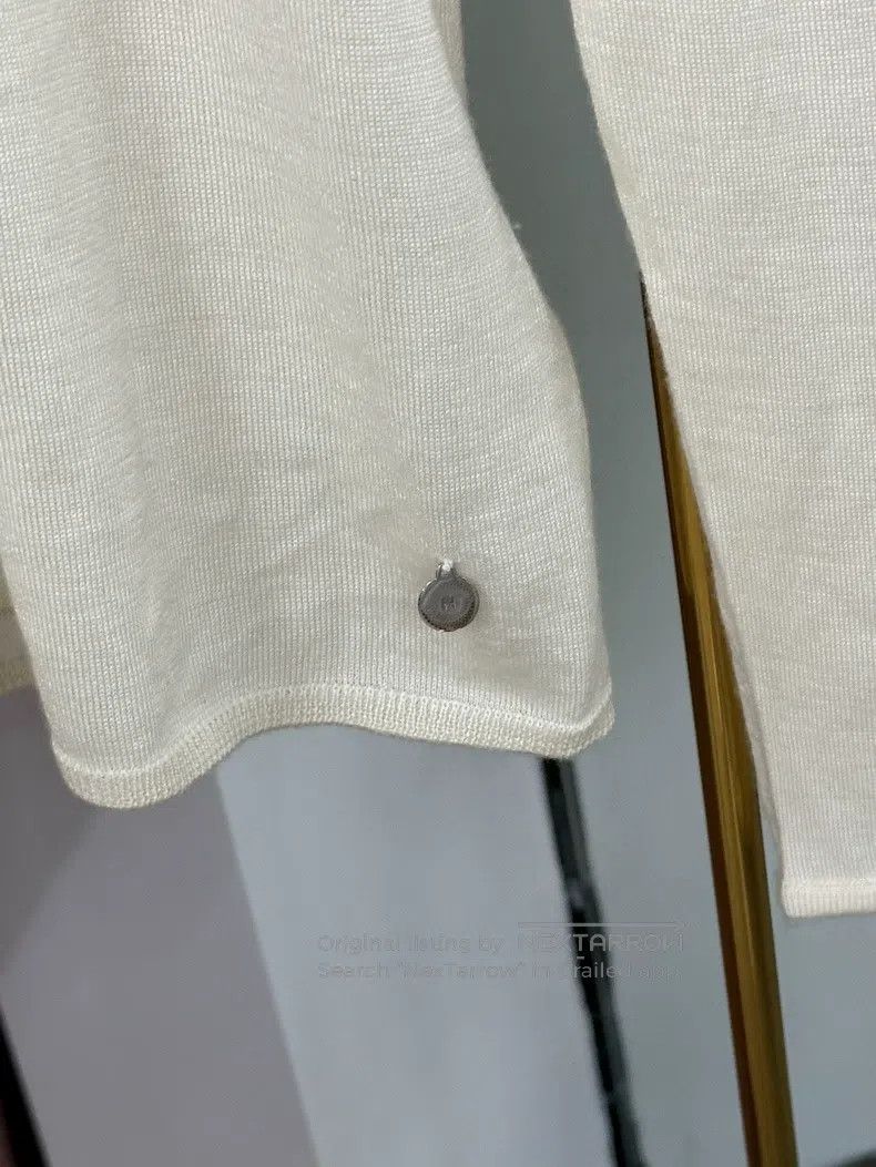 Hermes Hermes White Cashmere High Neck Sweater Size XS / US 0-2 / IT 36-38 - 2 Thumbnail