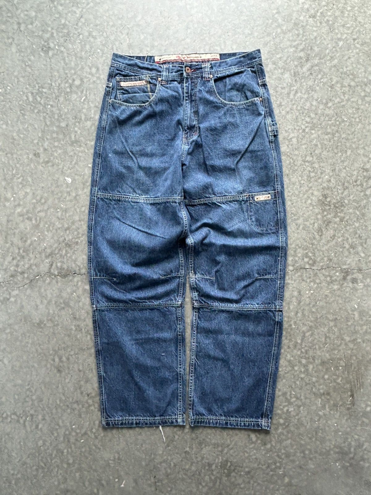 Pepe Jeans Vintage Y2K Pepe Jeans Double Knee Jeans Baggy Fit Size US 36 / EU 52 - 1 Thumbnail