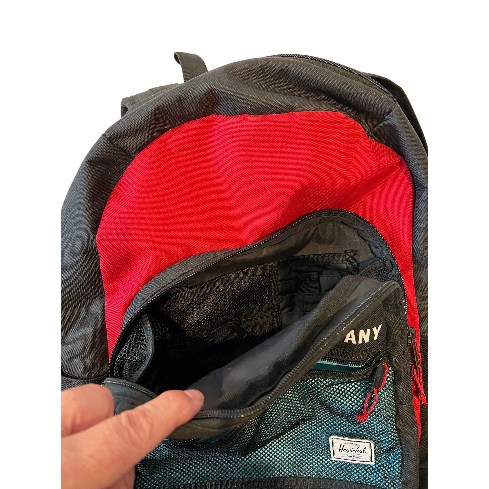 Herschel Supply Co. Herschel Supply Co Red Black Teal Backpack Size ONE SIZE - 2 Thumbnail