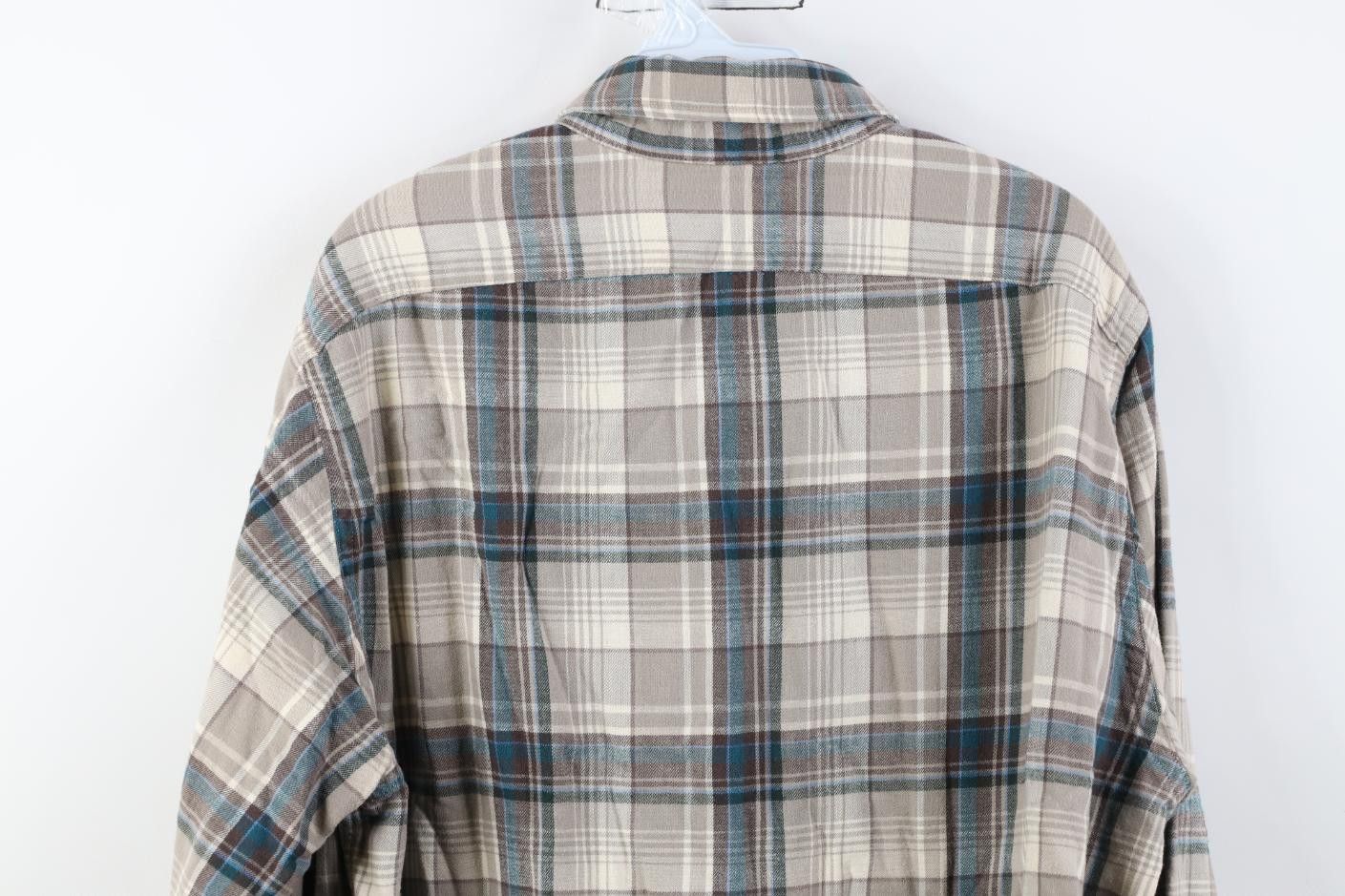 L.L. Bean Vintage 90s LL Bean Flannel Collared Button Down Shirt Plaid Size US L / EU 52-54 / 3 - 10 Thumbnail