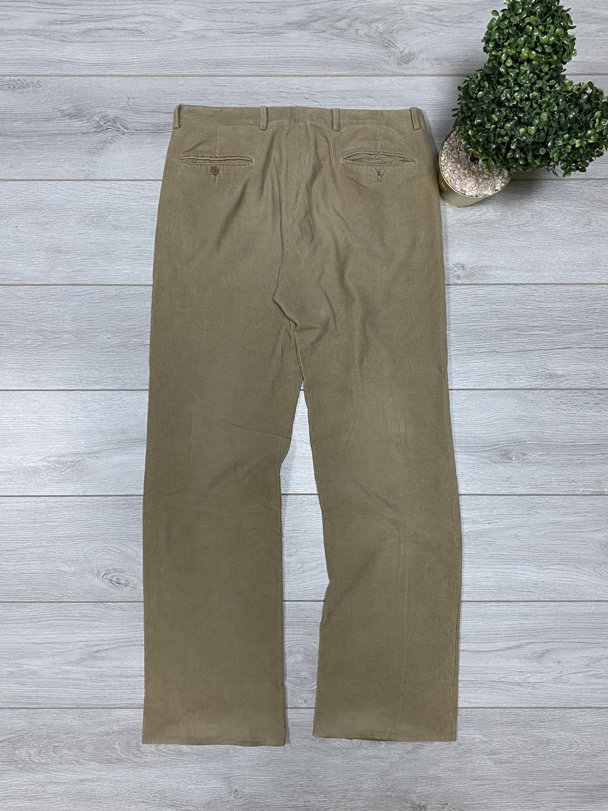 Burberry Burberry Italy vintage corduroy small logo pants Size US 36 / EU 52 - 4 Thumbnail