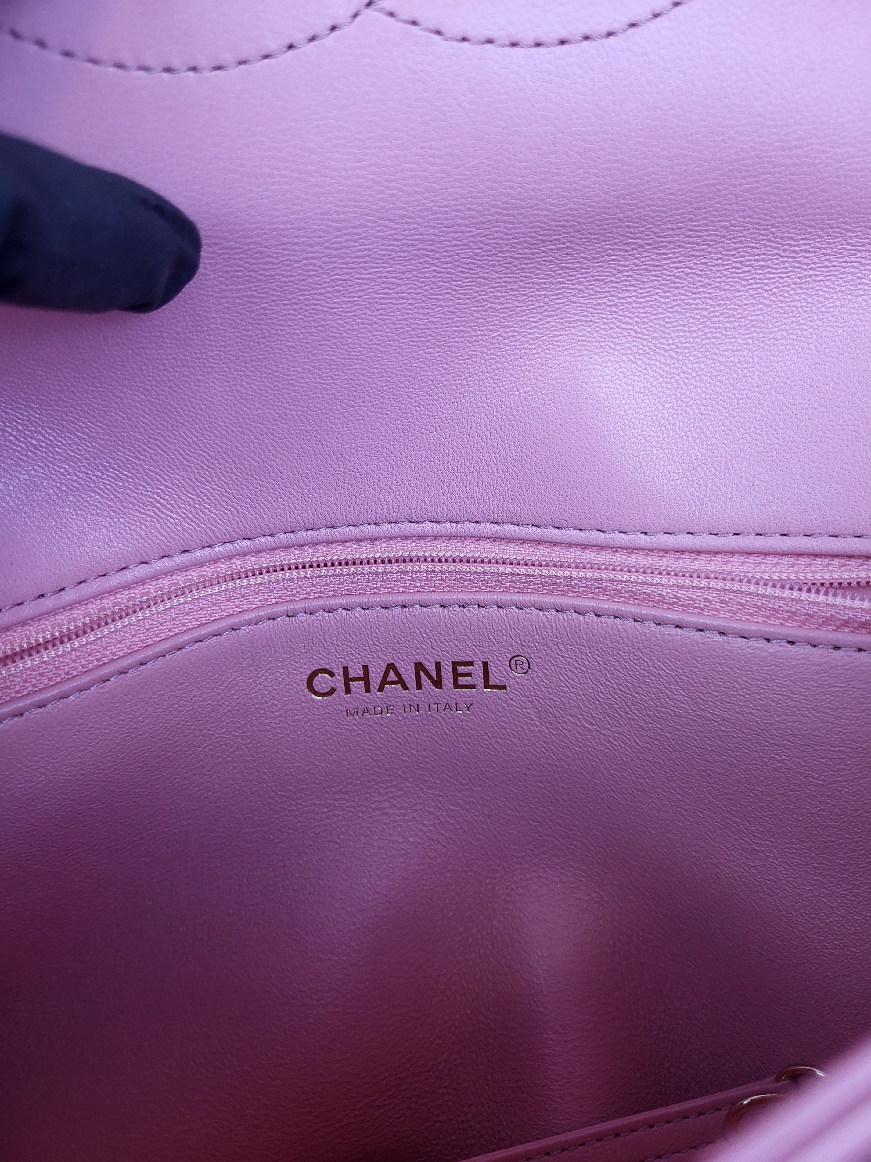 Chanel Chanel Lambskin Medium Trendy CC Flap Dual Handle Bag Pink Size ONE SIZE - 4 Thumbnail