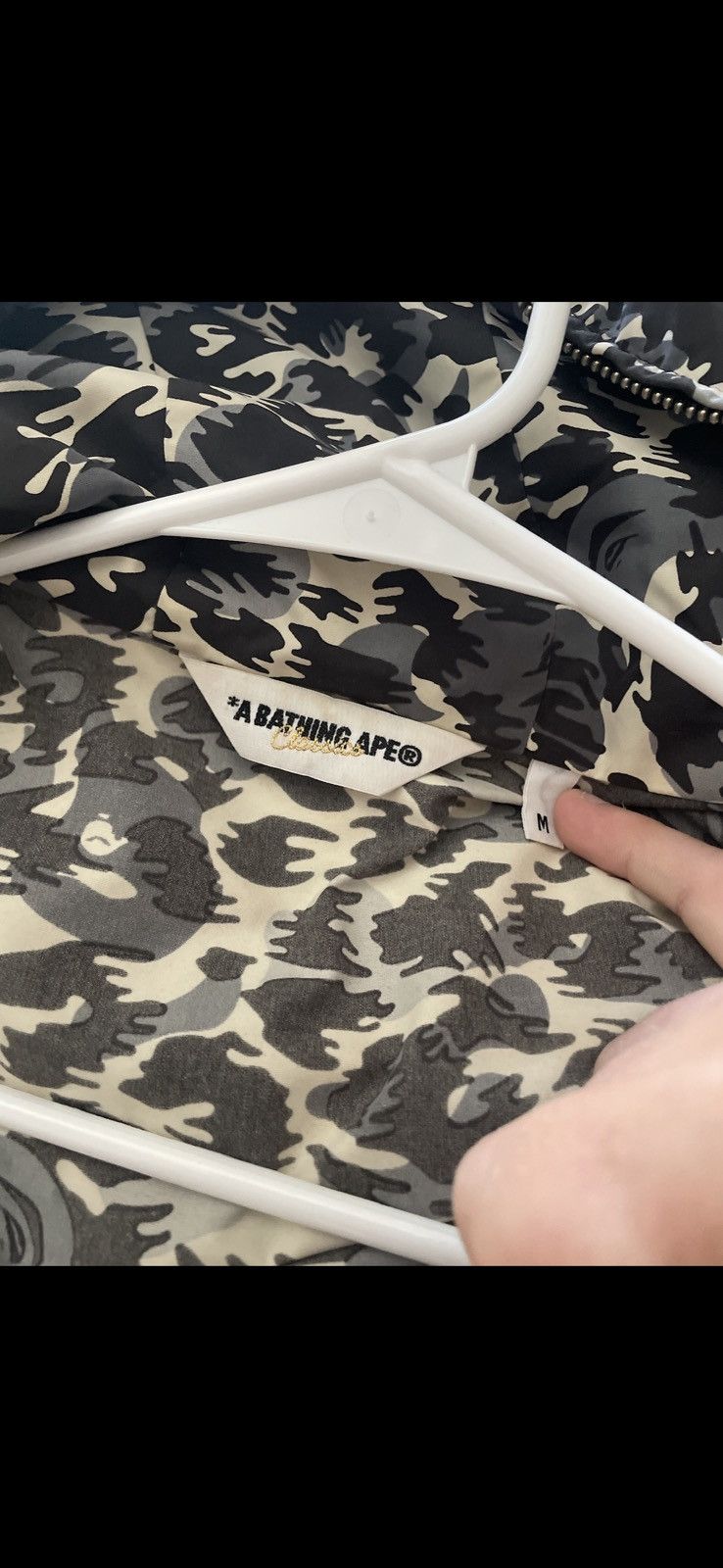 Bape Bape Snow camo windbreaker Size US L / EU 52-54 / 3 - 8 Thumbnail