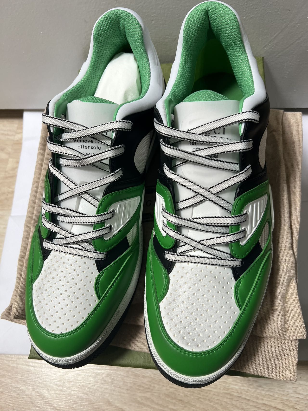 Gucci Gucci Basket 'Green Demetra' 697882-2SH90-3760 Size US 12 / EU 45 - 7 Thumbnail