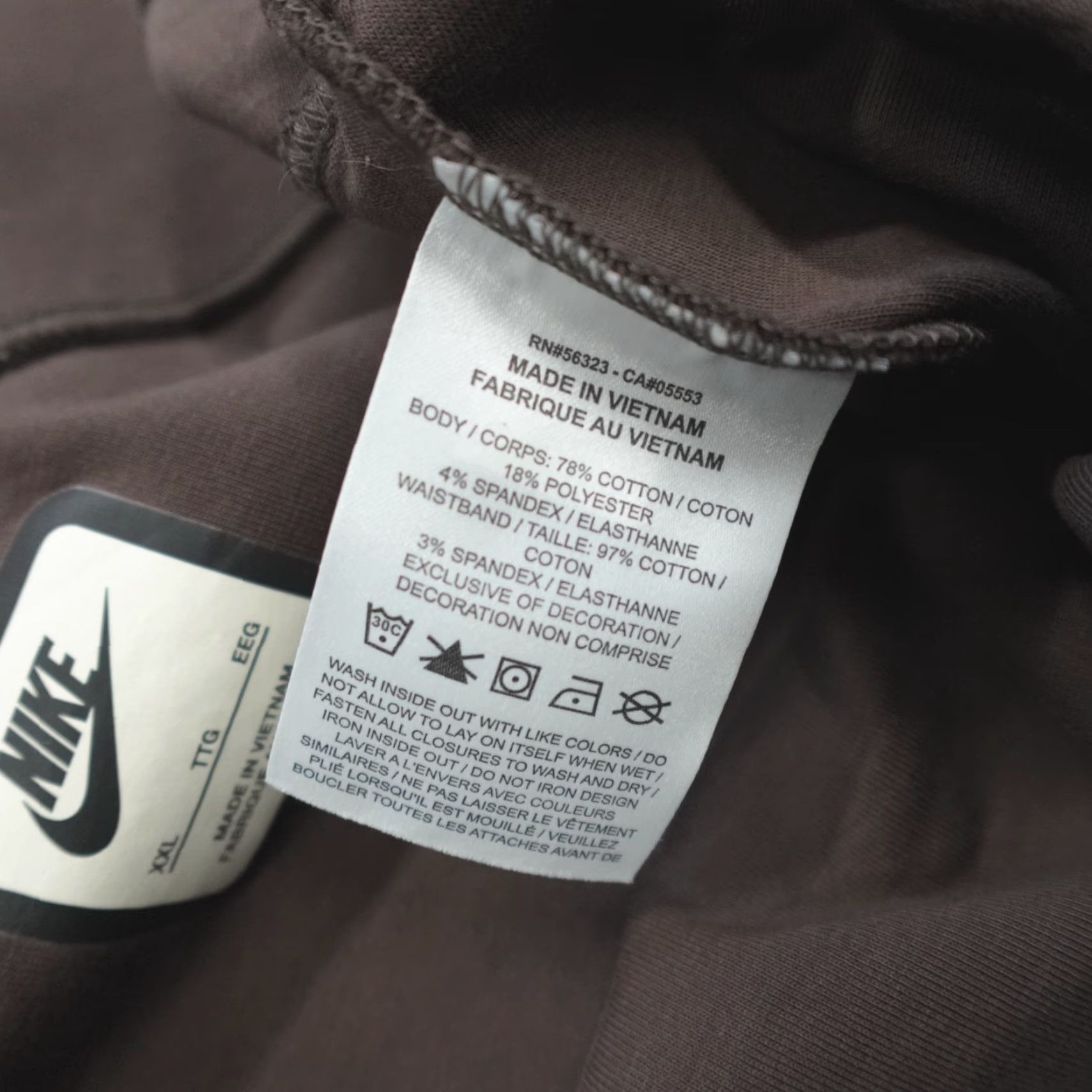 Nike Nike Tech Fleece Mini Skirt Brown Women’s 2XL Size 2XL Short Skirt Athleisure Women Size 40" / US 18 - 5 Thumbnail