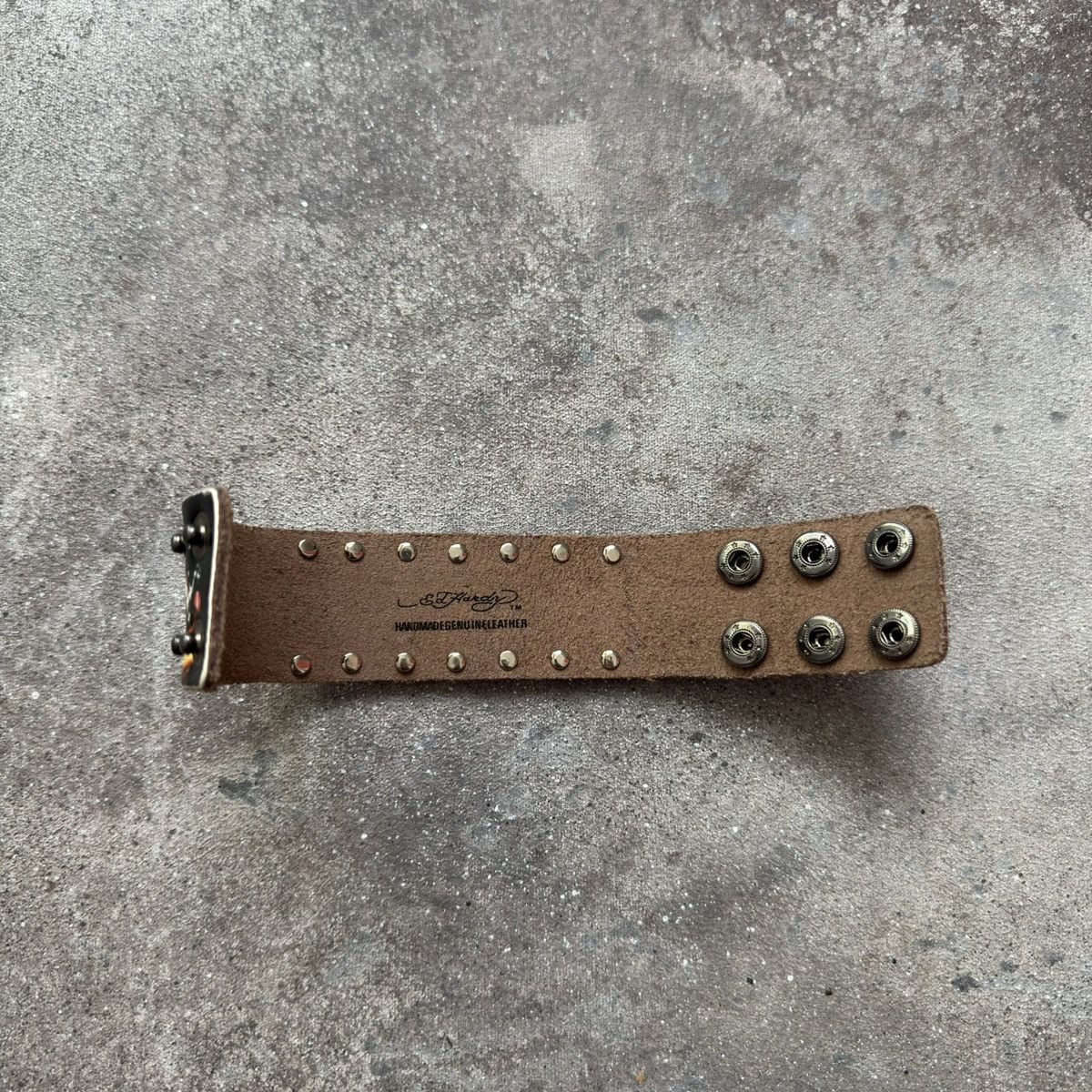 Christian Audigier × Ed Hardy Ed hardy by Christian Audigier Leather Bracelet Size ONE SIZE - 4 Thumbnail