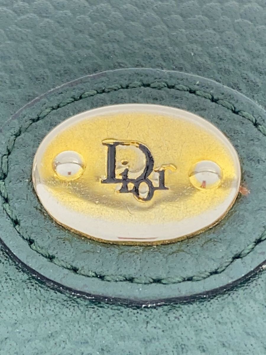 Dior Dior Leather Tri-Fold Wallet Green Size ONE SIZE - 8 Thumbnail