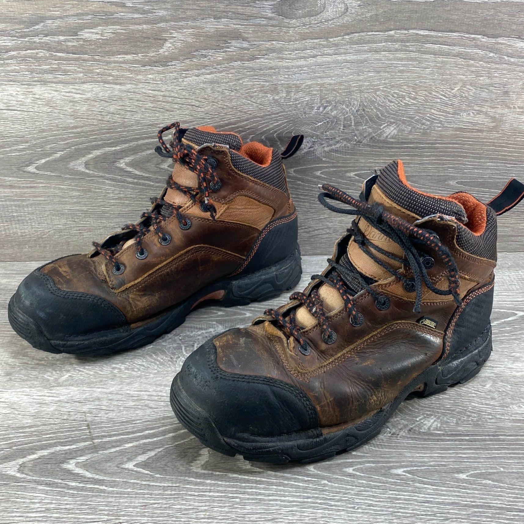 Danner Danner Corvallis 5" Mens 10 Brown Leather Hiking Safe​ty Toe Gore‑Tex Work Boots - ATHLETE? Size US 10 / EU 43 - 5 Thumbnail