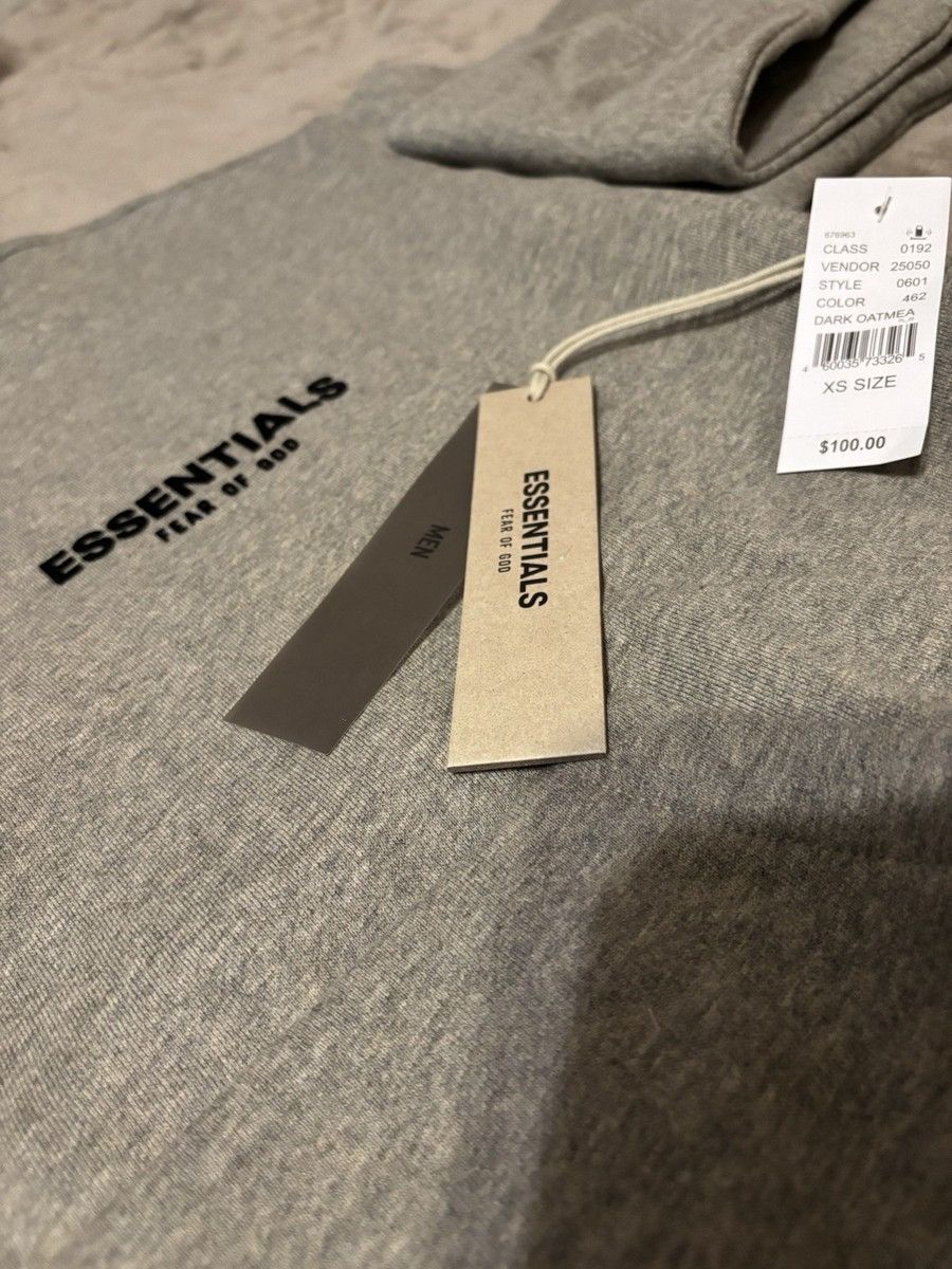 Essentials Fear of God Essentials Dark Oatmeal Bundle XS 100% Authentic ...