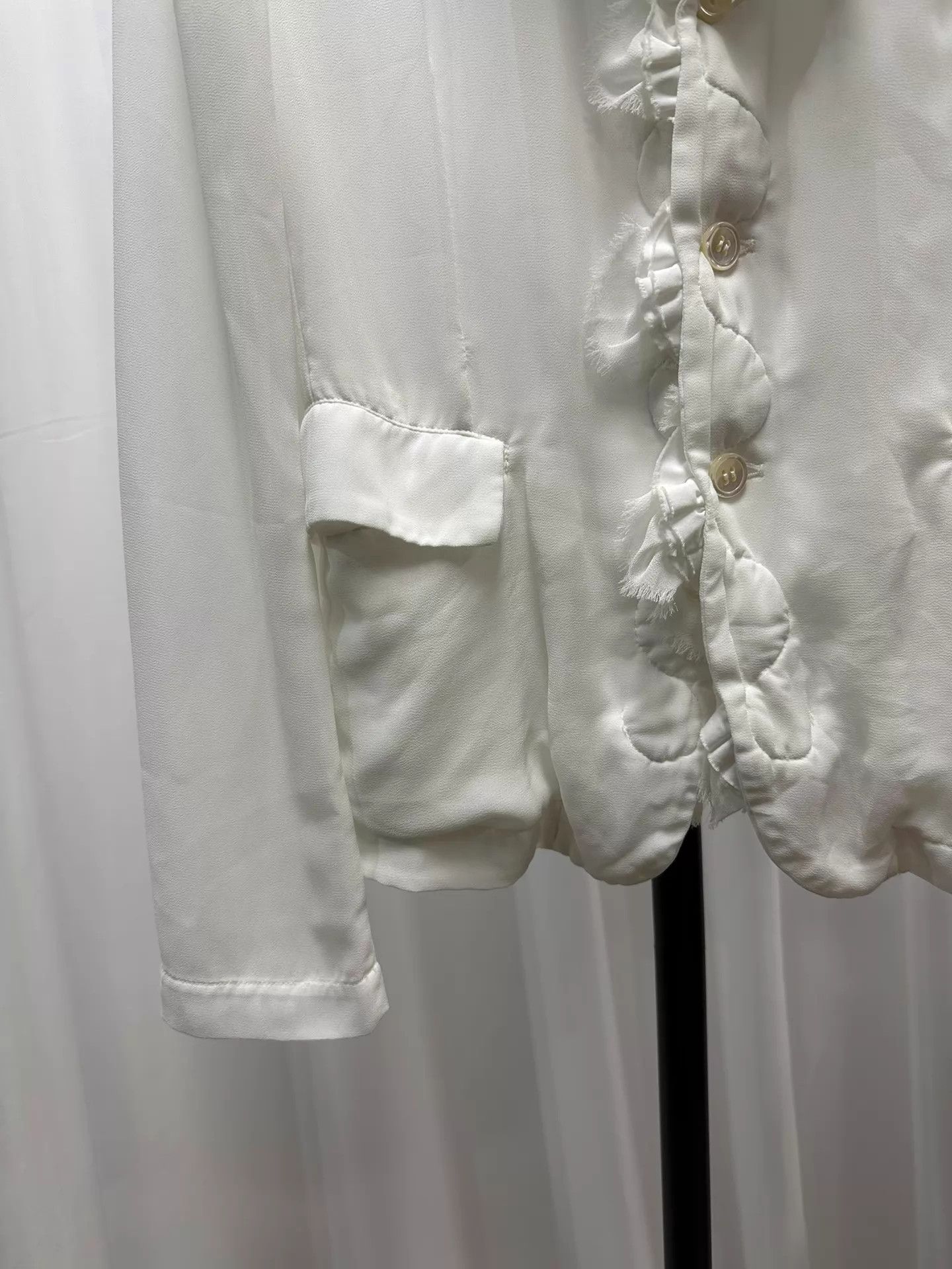 Comme des Garcons Comme des Garçons Women's Runway Lace Trim Shirts M Size M / US 6-8 / IT 42-44 - 3 Thumbnail