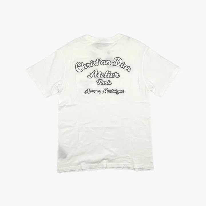 Dior Dior Dior Christian Dior Atelier White Short Sleeve T-Shir Size US L / EU 52-54 / 3 - 3 Thumbnail