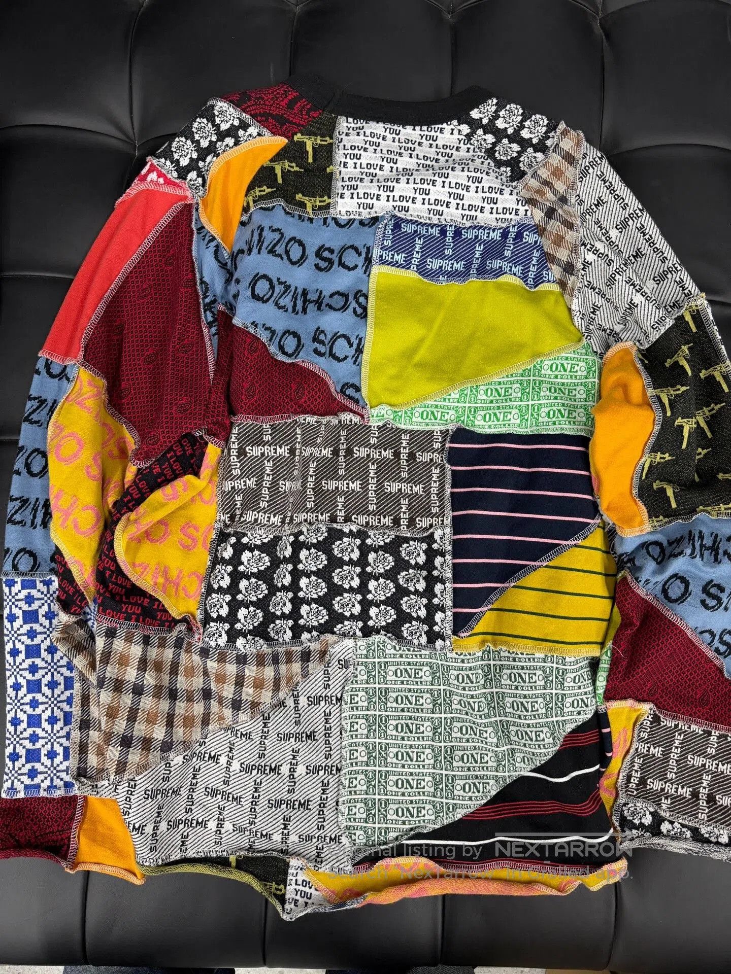 Supreme Supreme Patchwork Jacquard Long Sleeve Top. Size US S / EU 44-46 / 1 - 2 Thumbnail