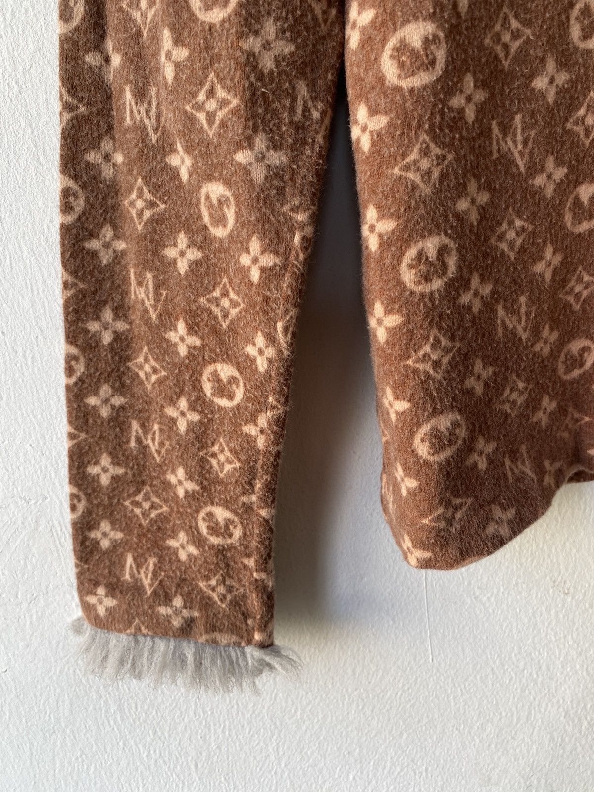 If Six Was Nine × Japanese Brand × Le Grande Bleu (L.G.B.) E.T.C Japan Rip Off Louis Vuitton Monogram Long Sleeve Shirt Size S / US 4 / IT 40 - 6 Thumbnail