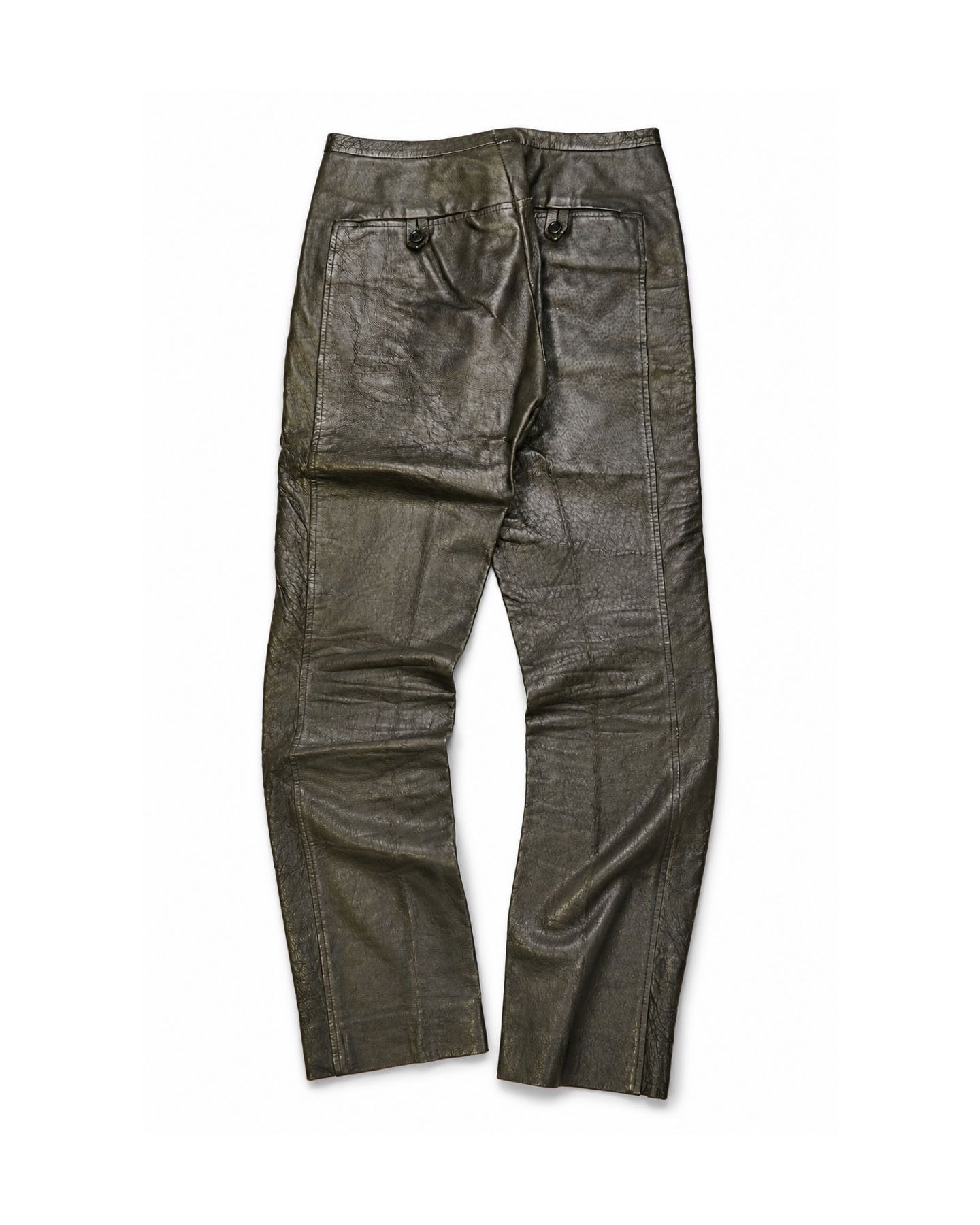Carol Christian Poell Carol Christian Poell Leather Pants - AW99 Size US 28 / EU 44 - 2 Thumbnail
