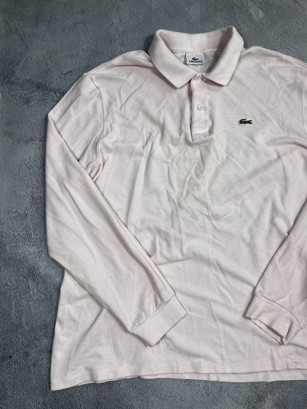 Lacoste × Vintage Vintage 90s Lacoste 1/4 polo long sleeve streetwear size XL Size US XL / EU 56 / 4 - 2 Thumbnail