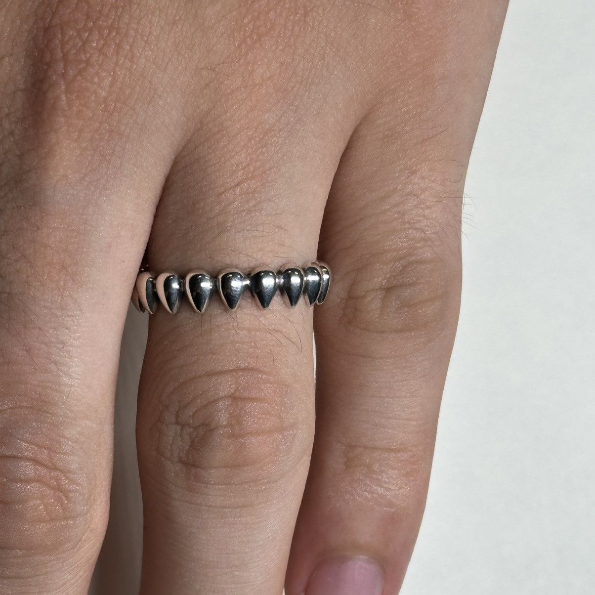 Sterling Silver Sterling Silver Fang Ring Size ONE SIZE - 3 Thumbnail