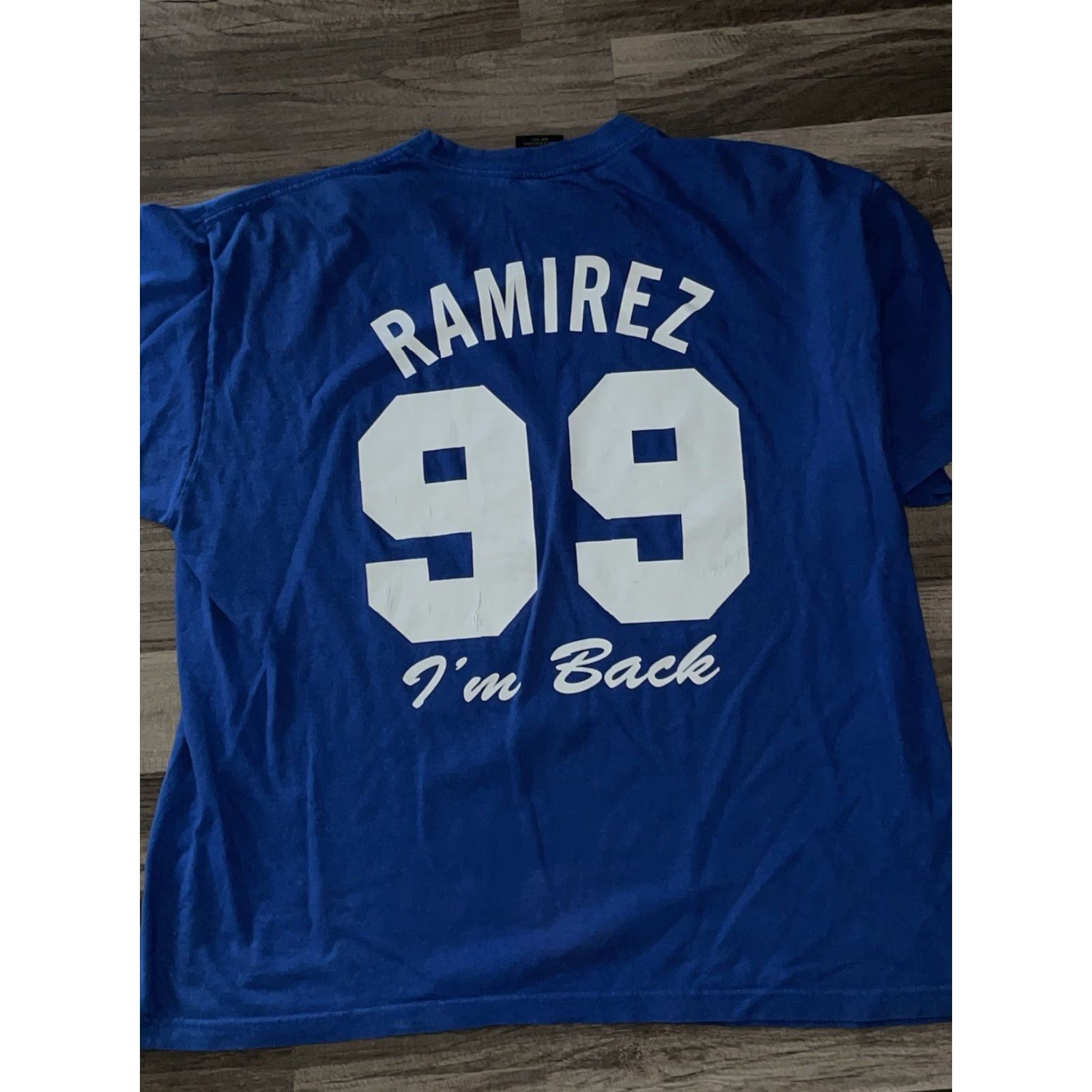 Vintage VINTAGE LA Dodgers “Ramirez 99 I’m Back” T Shirt XL Blue Men Shirt Size US XL / EU 56 / 4 - 5 Thumbnail