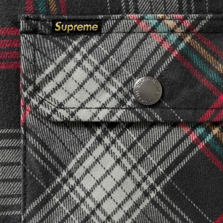 Supreme Supreme Quilted Flannel Snap Shirt SS26 Size US XL / EU 56 / 4 - 4 Thumbnail