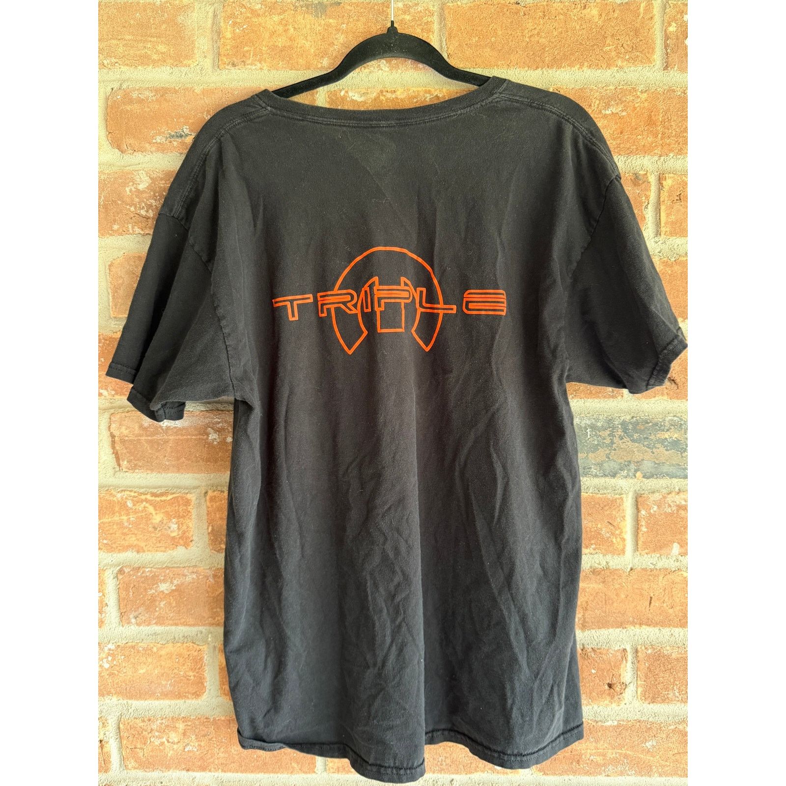 Vintage Mopar Triple Logo Pocket Tee Black Dodge Racing Shirt Size US L / EU 52-54 / 3 - 2 Thumbnail