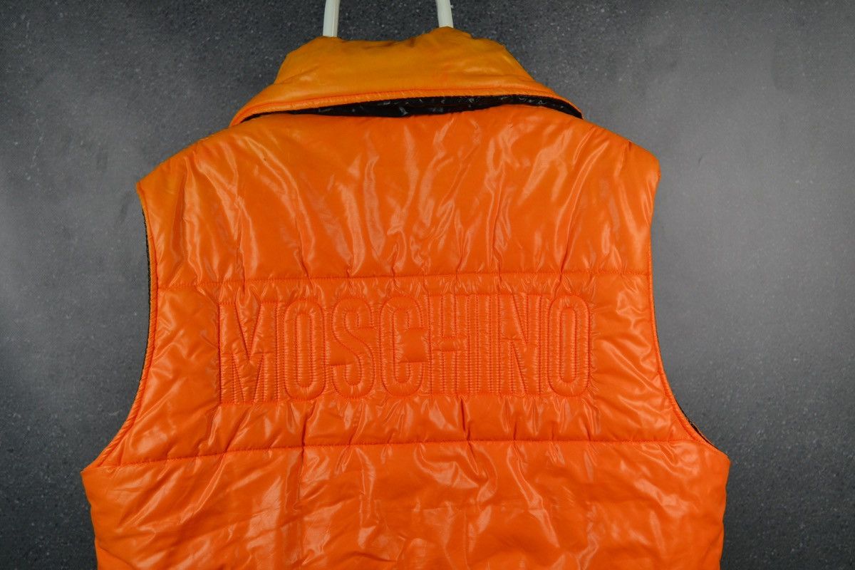 Moschino Moschino orange puffer vest gilet Size US M / EU 48-50 / 2 - 12 Thumbnail