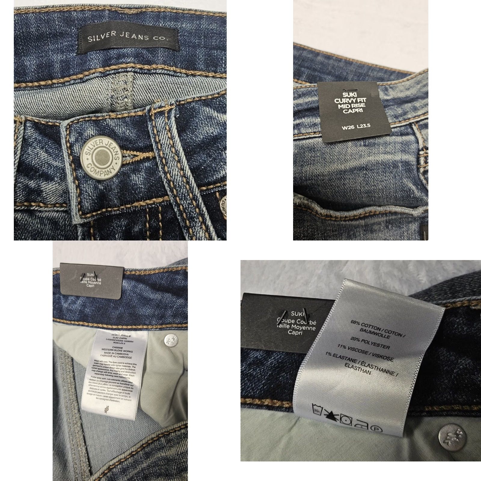 Silver Jeans Co. VINTAGE? None. Size 27" / US 4 / IT 40 - 8 Thumbnail
