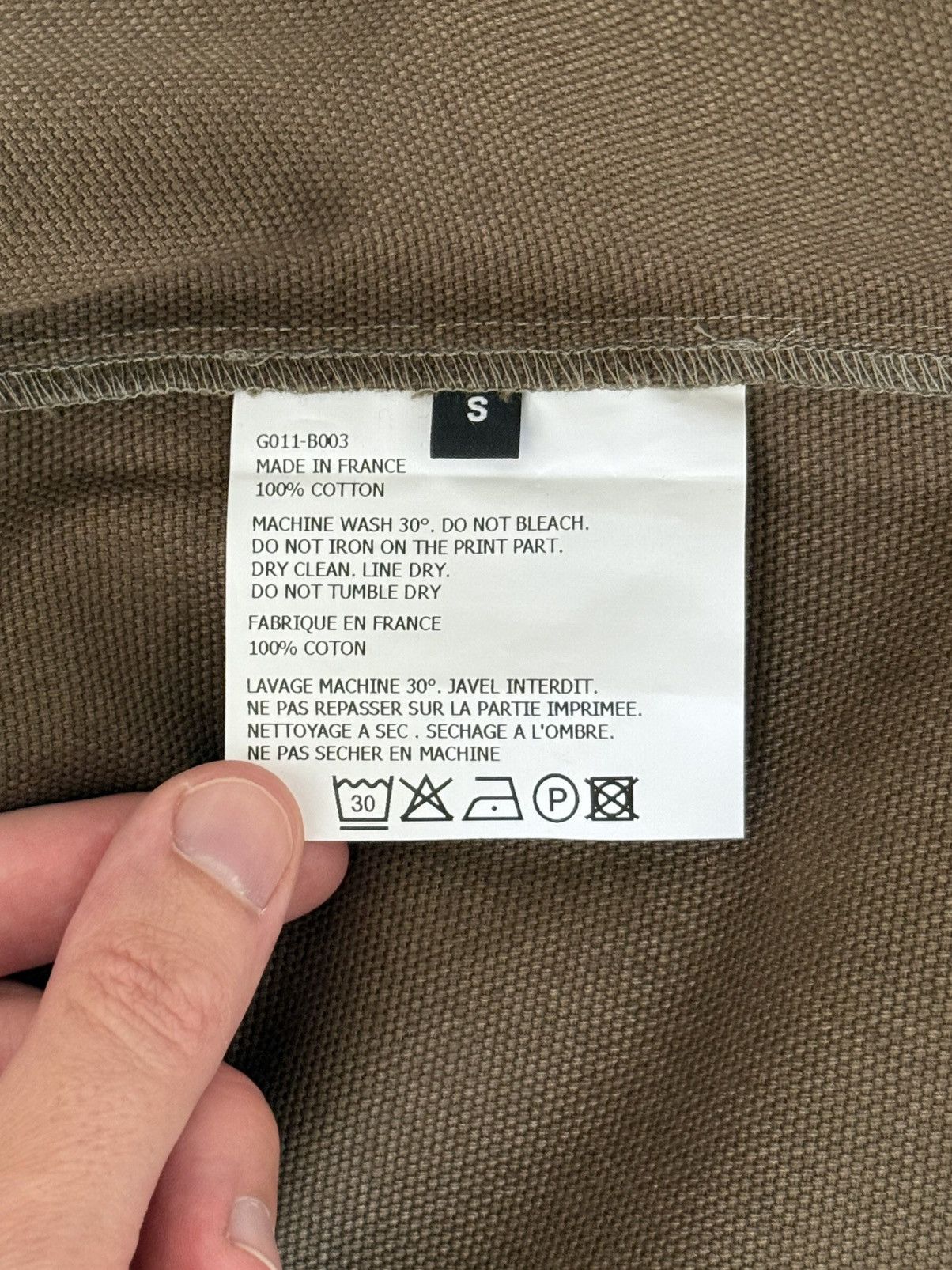 Gosha Rubchinskiy Gosha AW17 Cotton Army Shirt / Woven - Small Size US S / EU 44-46 / 1 - 4 Thumbnail