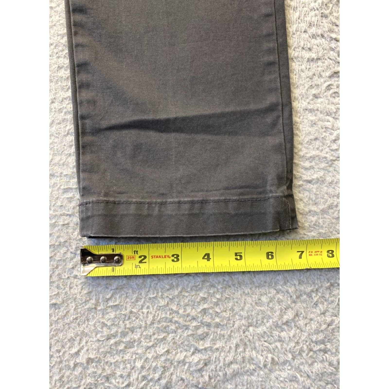 Banana Republic VINTAGE Banana Republic Men’s Slim-Fit Chino Pants Casual Cotton 33x32 Gray Mens Size US 33 - 5 Thumbnail