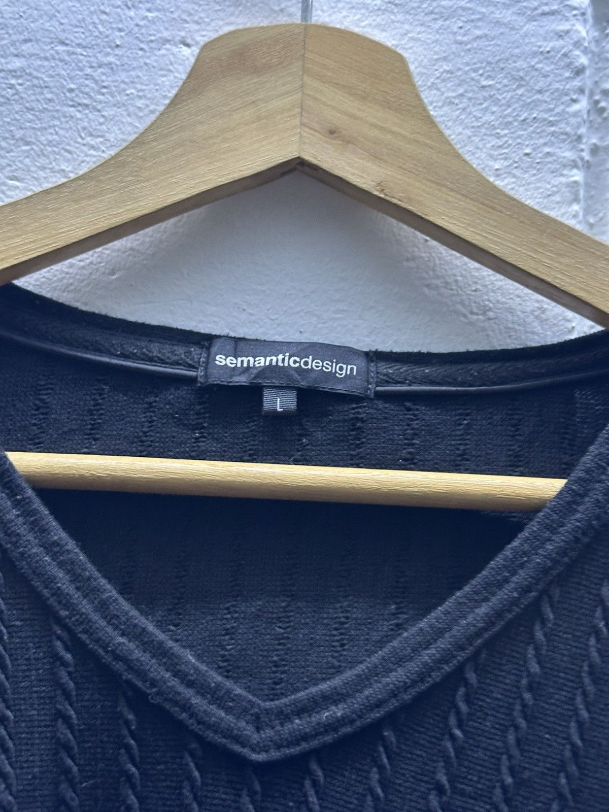 14th Addiction × semanticdesign 2000 - Semantic Design 3-D Cable L/S Shirt Size US M / EU 48-50 / 2 - 9 Thumbnail