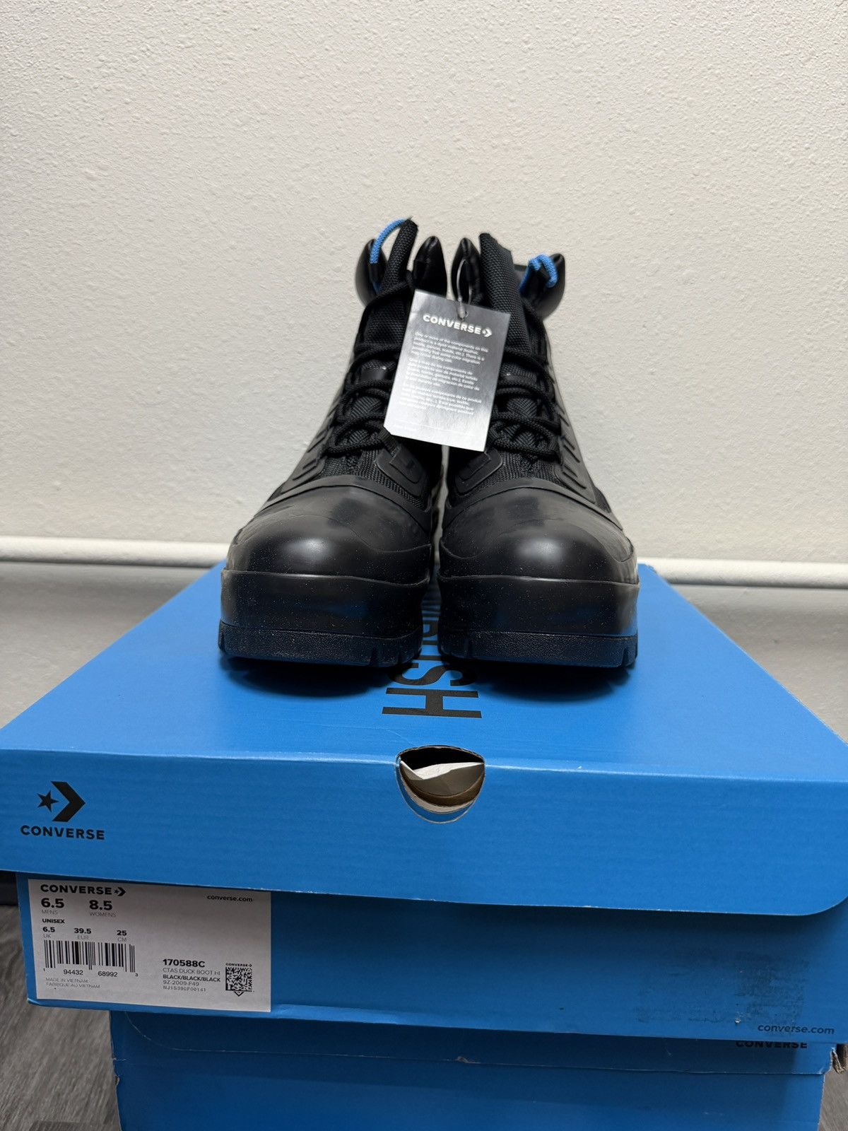 Ambush Design × Converse Converse x Ambush CTAS Duck Boot Black Canvas Womens Size US 8.5 / IT 38.5 - 2 Thumbnail