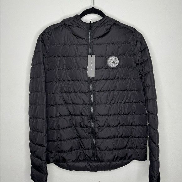 Versace Versace Medusa Hooded Down Jacket Nylon Black Men’s IT 48/US Size US M / EU 48-50 / 2 - 1 Thumbnail
