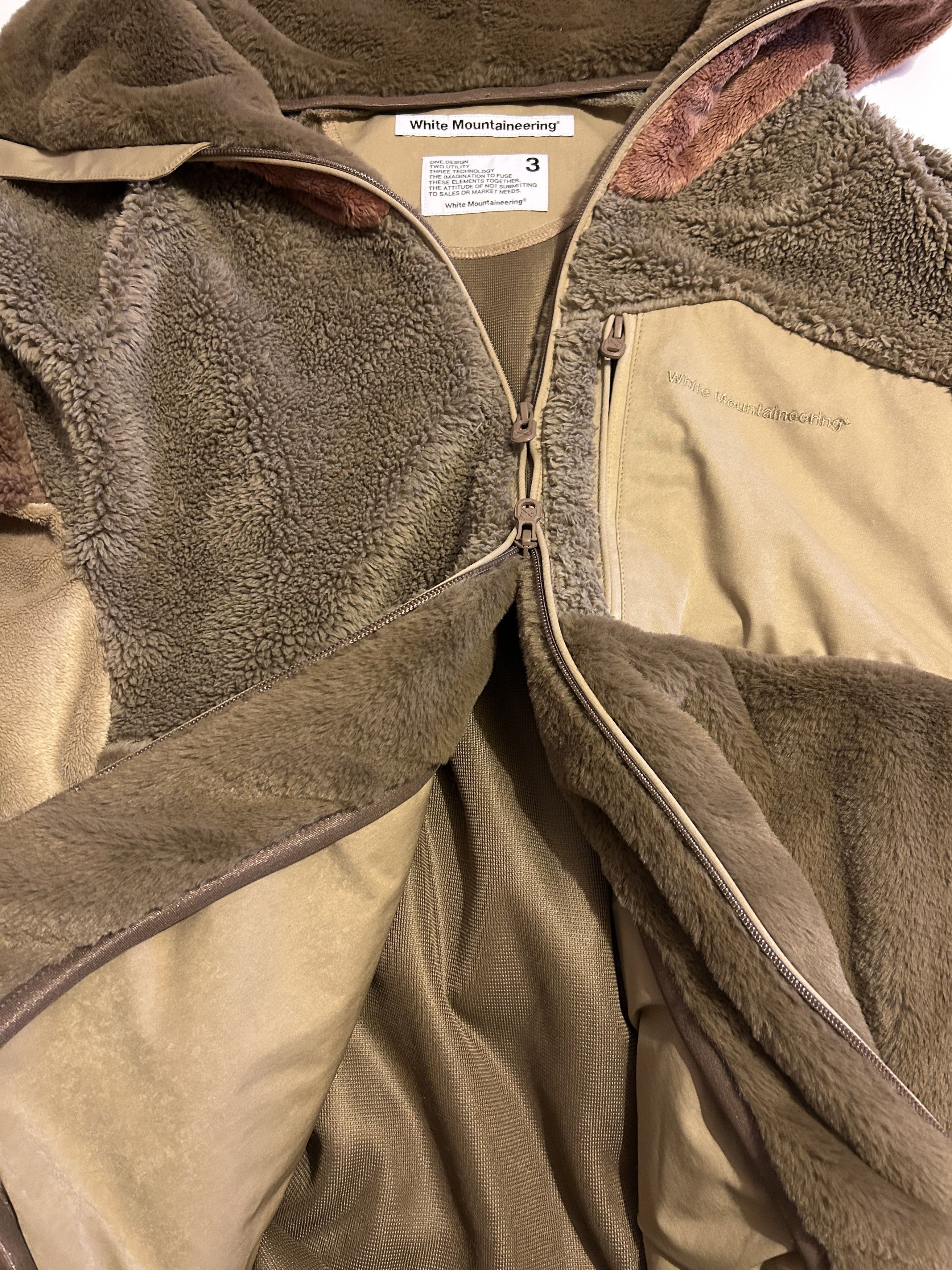 White Mountaineering White Mountaineering Colorblock Fleece Jacket Size US L / EU 52-54 / 3 - 4 Thumbnail