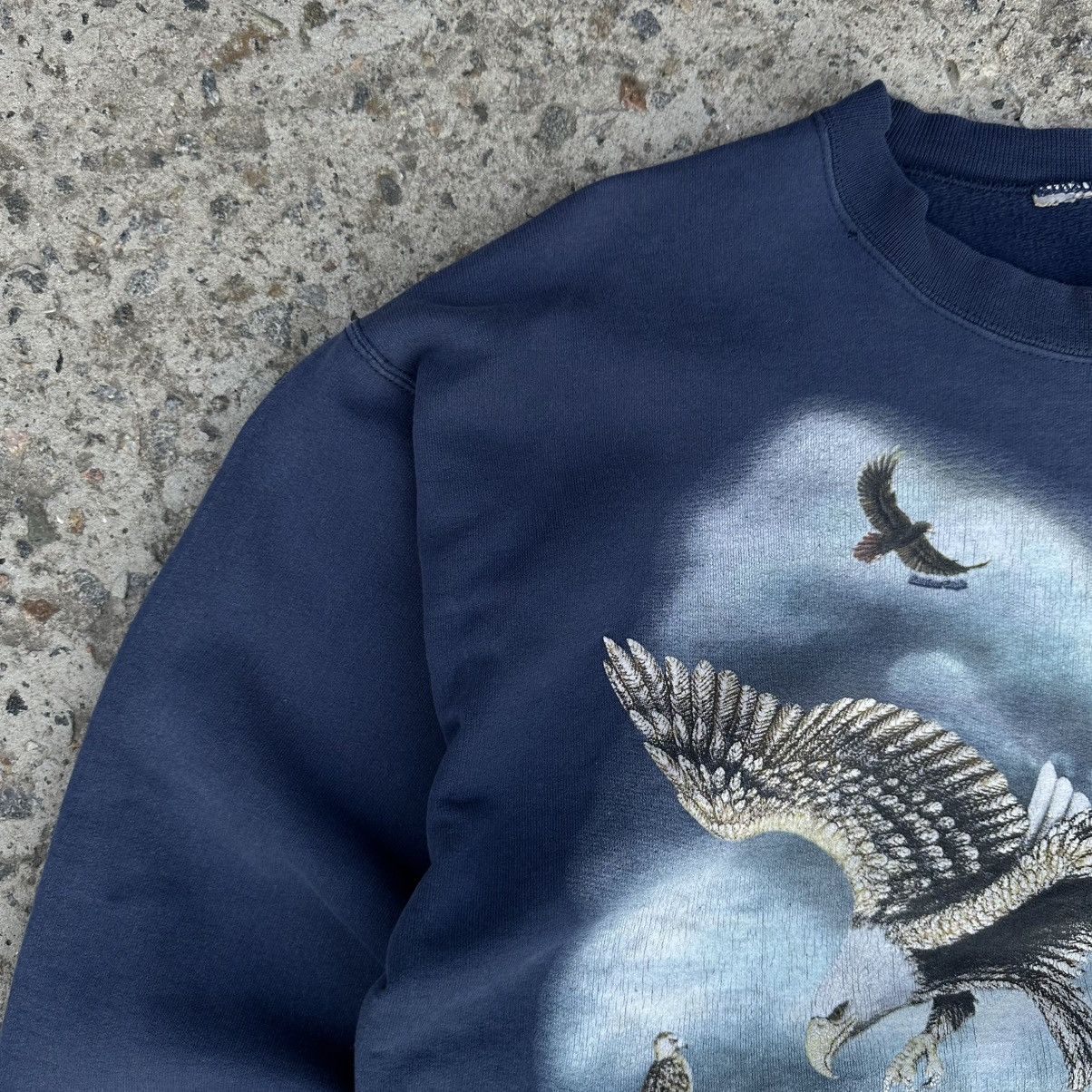 American Eagle Outfitters Vintage Japanese Style Eagle Sweatshirts Big Logo 2000s Size US L / EU 52-54 / 3 - 3 Thumbnail