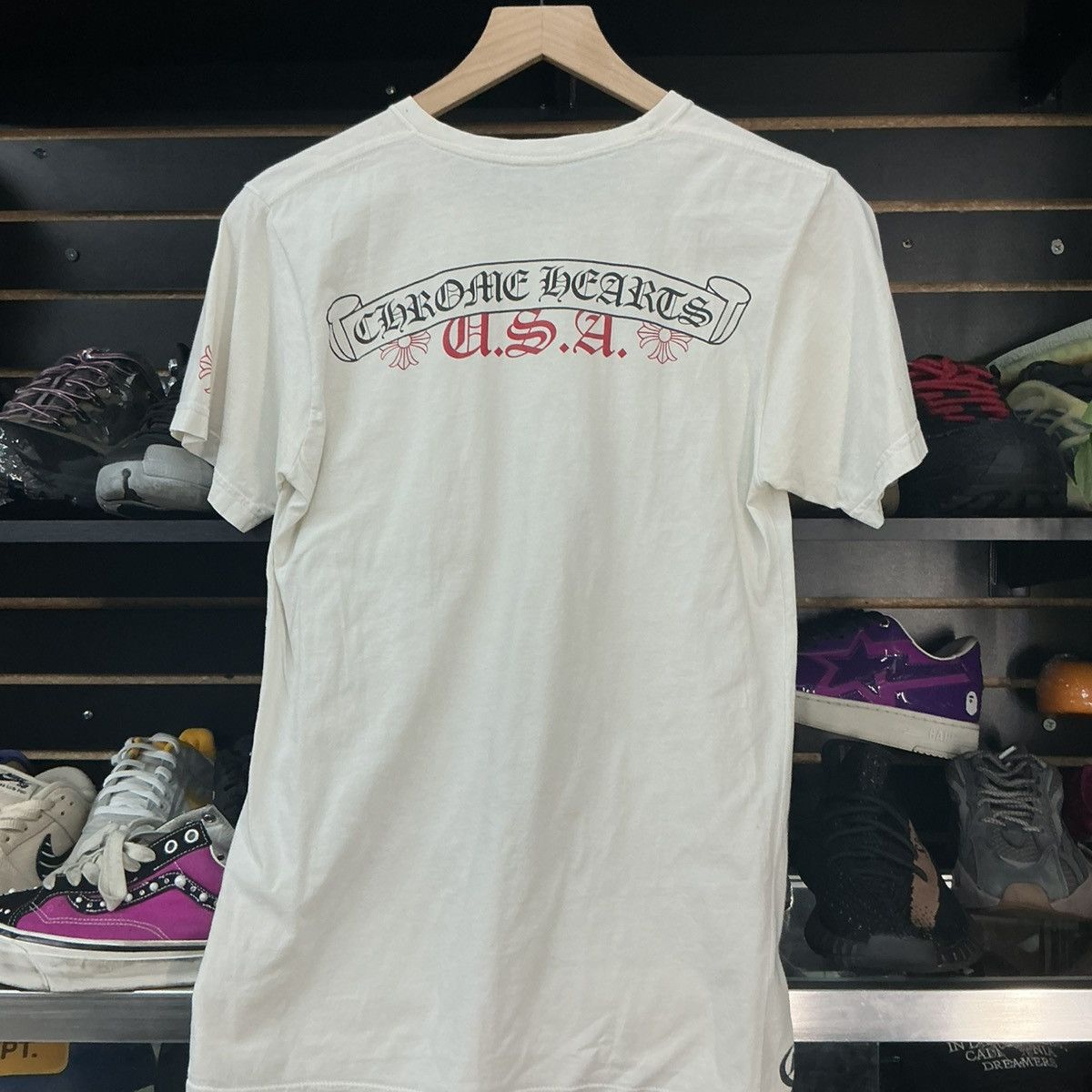 Chrome Hearts Chrome Hearts Usa Scroll Tee Size US S / EU 44-46 / 1 - 1 Thumbnail