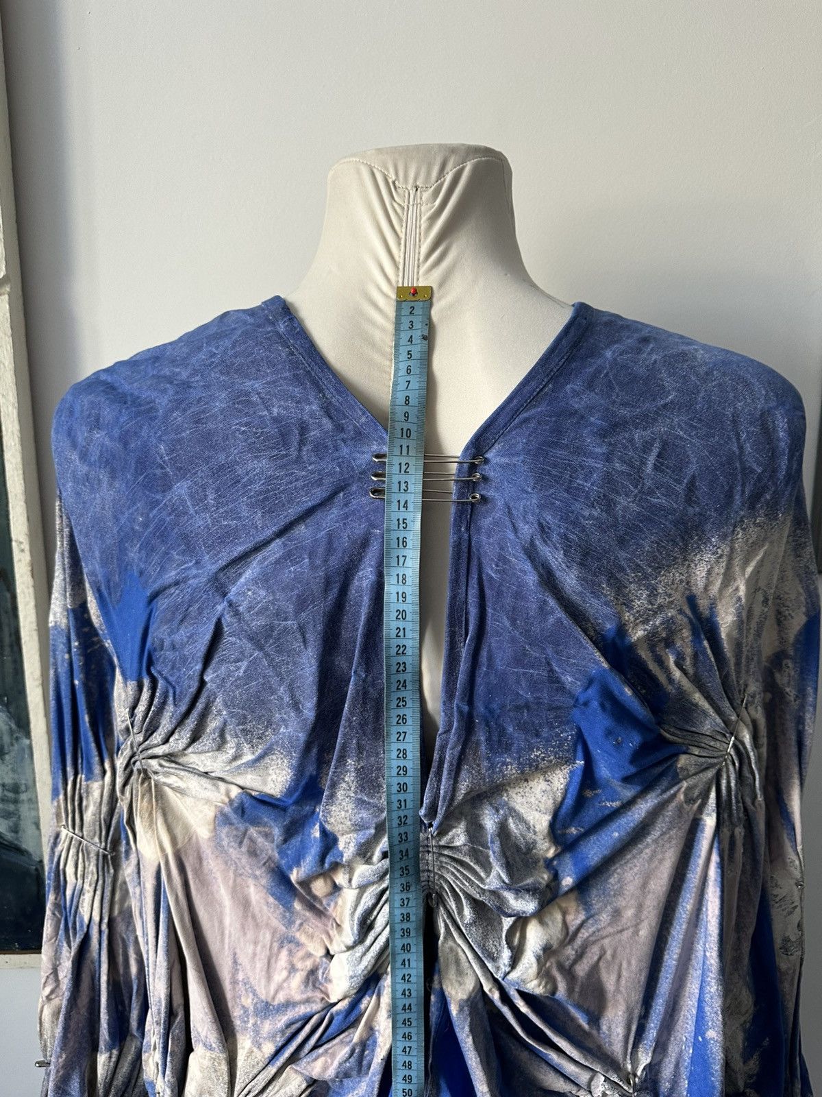 Designer Experimental wax cape asymmetric rare school Size US M / EU 48-50 / 2 - 10 Thumbnail
