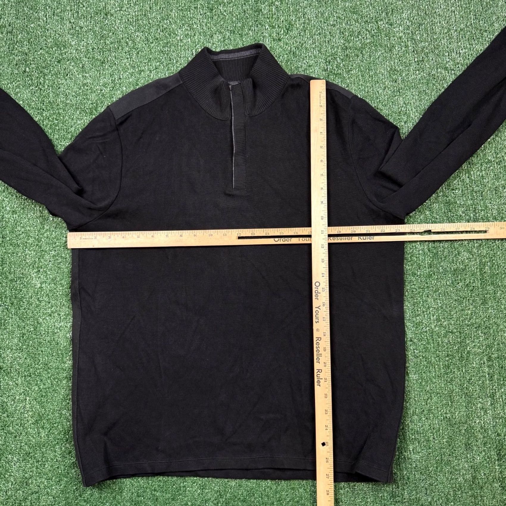 Hugo Boss Hugo Boss Sweatshirt Men's Size XL Black Quarter Snap Pullover Stretch Casual Size US XL / EU 56 / 4 - 4 Thumbnail