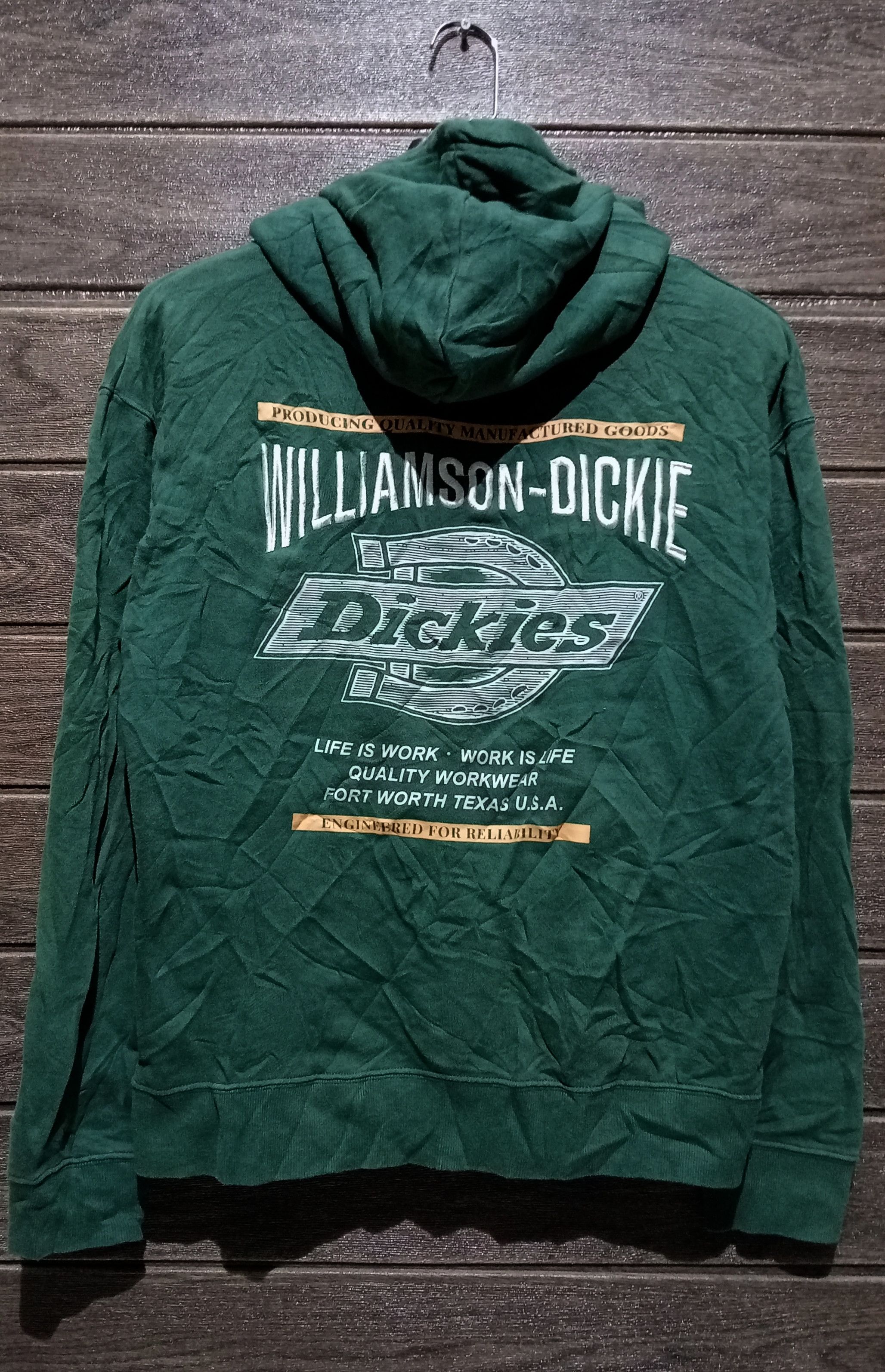 Vintage Dickies Work Clothing Pullover Green Hoodie
