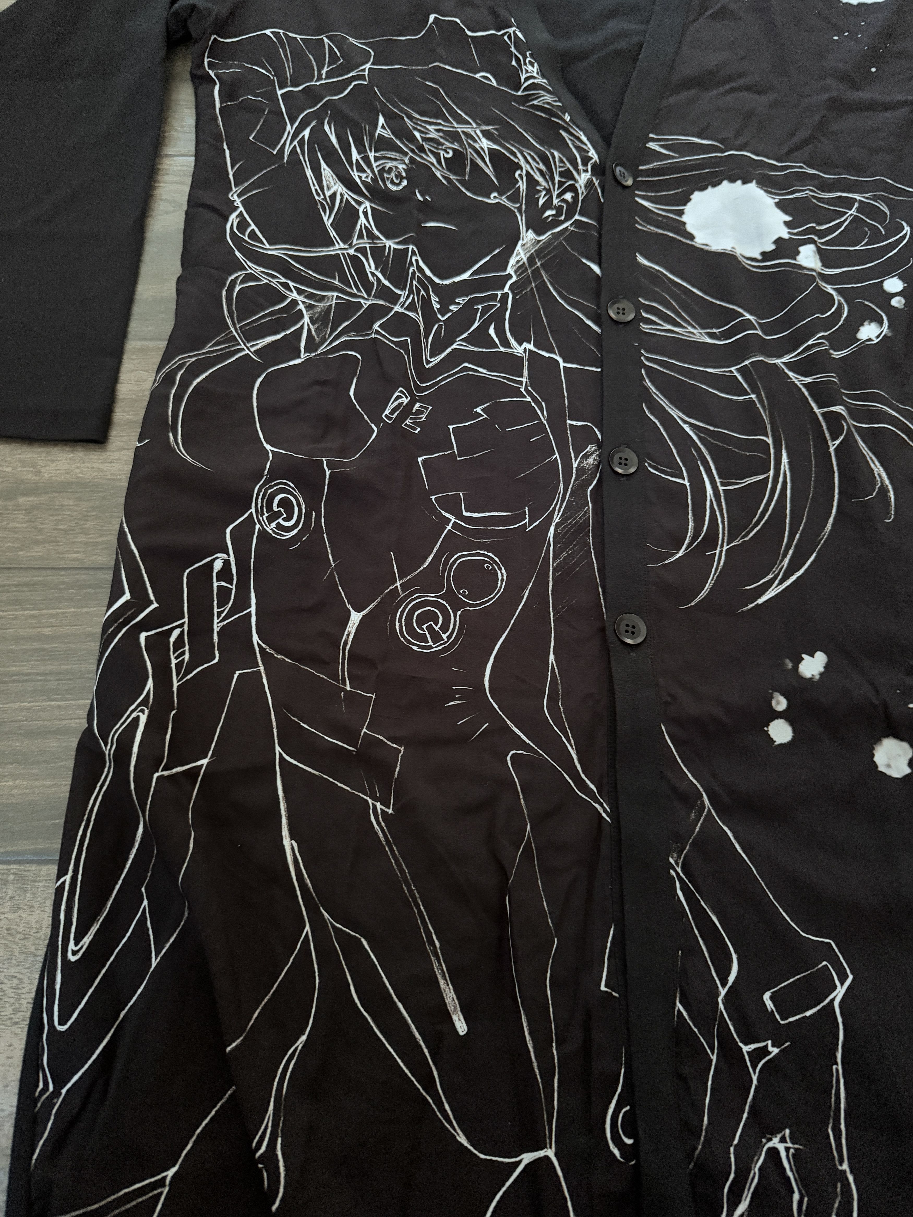 Ground Y GroundY Evangelion Asuka Long Cardigan Black Size US L / EU 52-54 / 3 - 3 Thumbnail