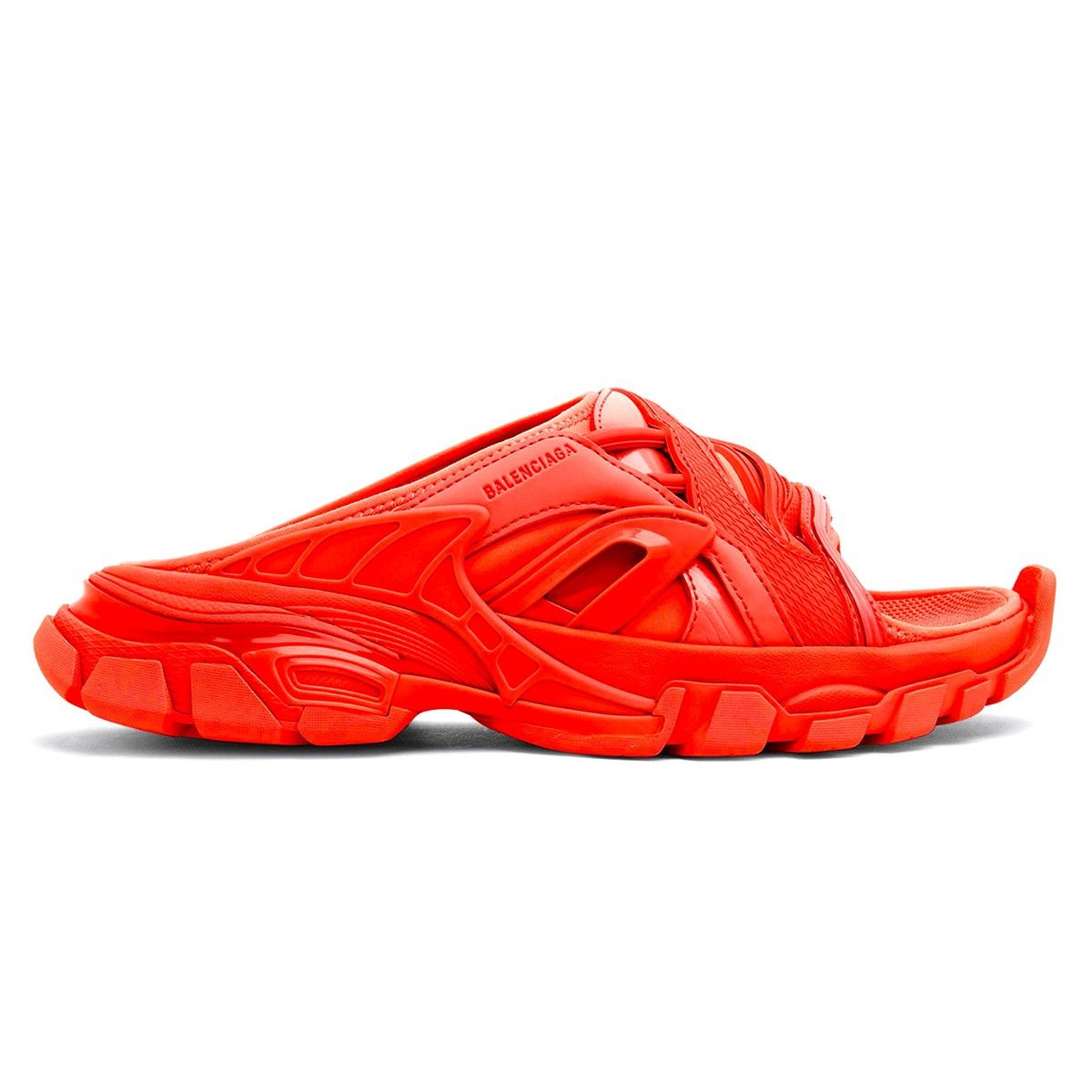 Balenciaga Balenciaga Track 2.0 Slide Slippers Men Red Size US 10 / EU 43 - 1 Thumbnail