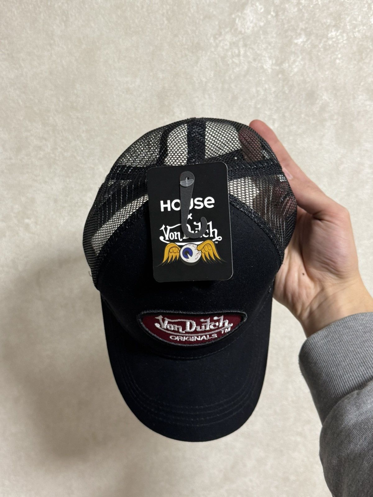 Von Dutch NEW Von Dutch x House Black Y2K retro vintage style cap hat Size ONE SIZE - 7 Thumbnail