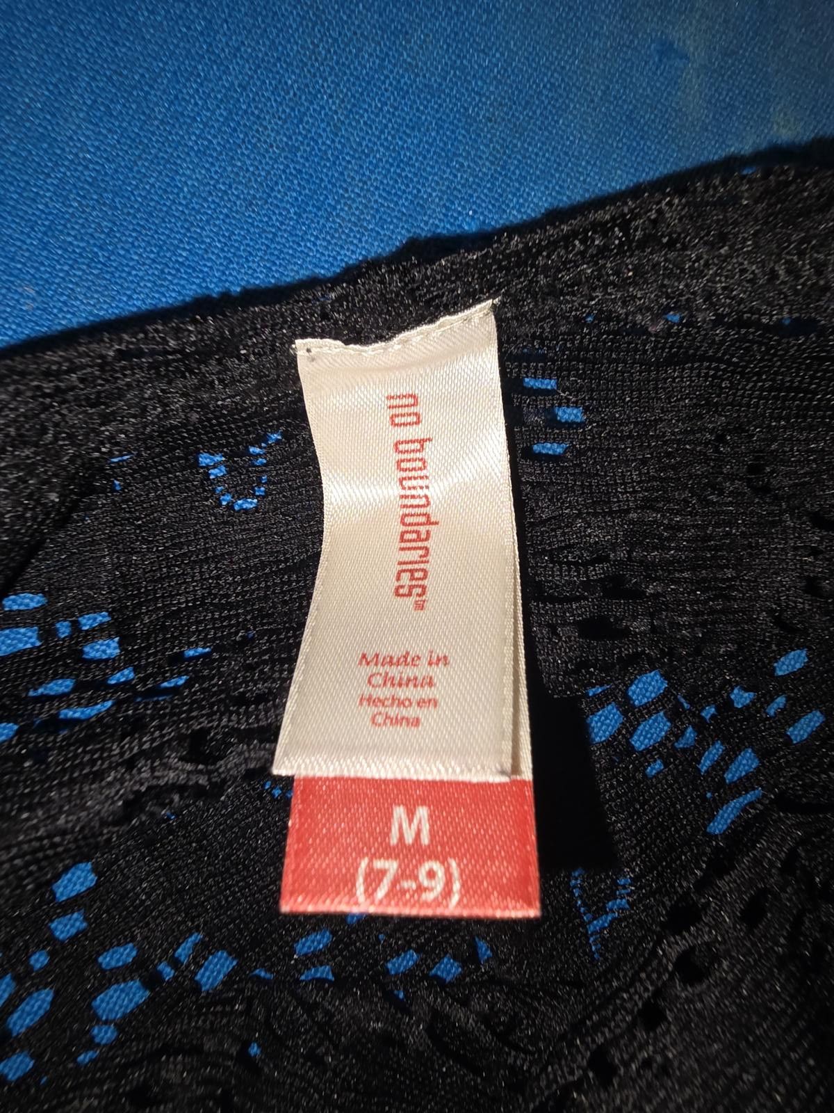 Designer No Boundaries Women's Black Lace Size M / US 6-8 / IT 42-44 - 2 Thumbnail